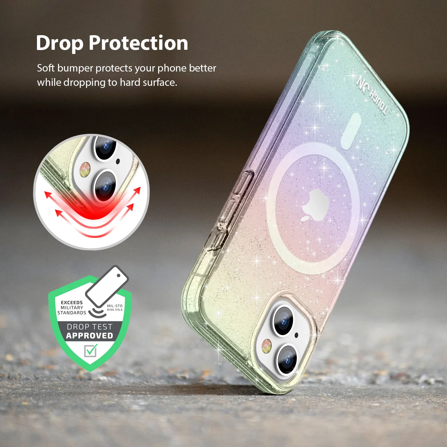 Tough On iPhone 15 Plus Clear Case with Magsafe - Image 13