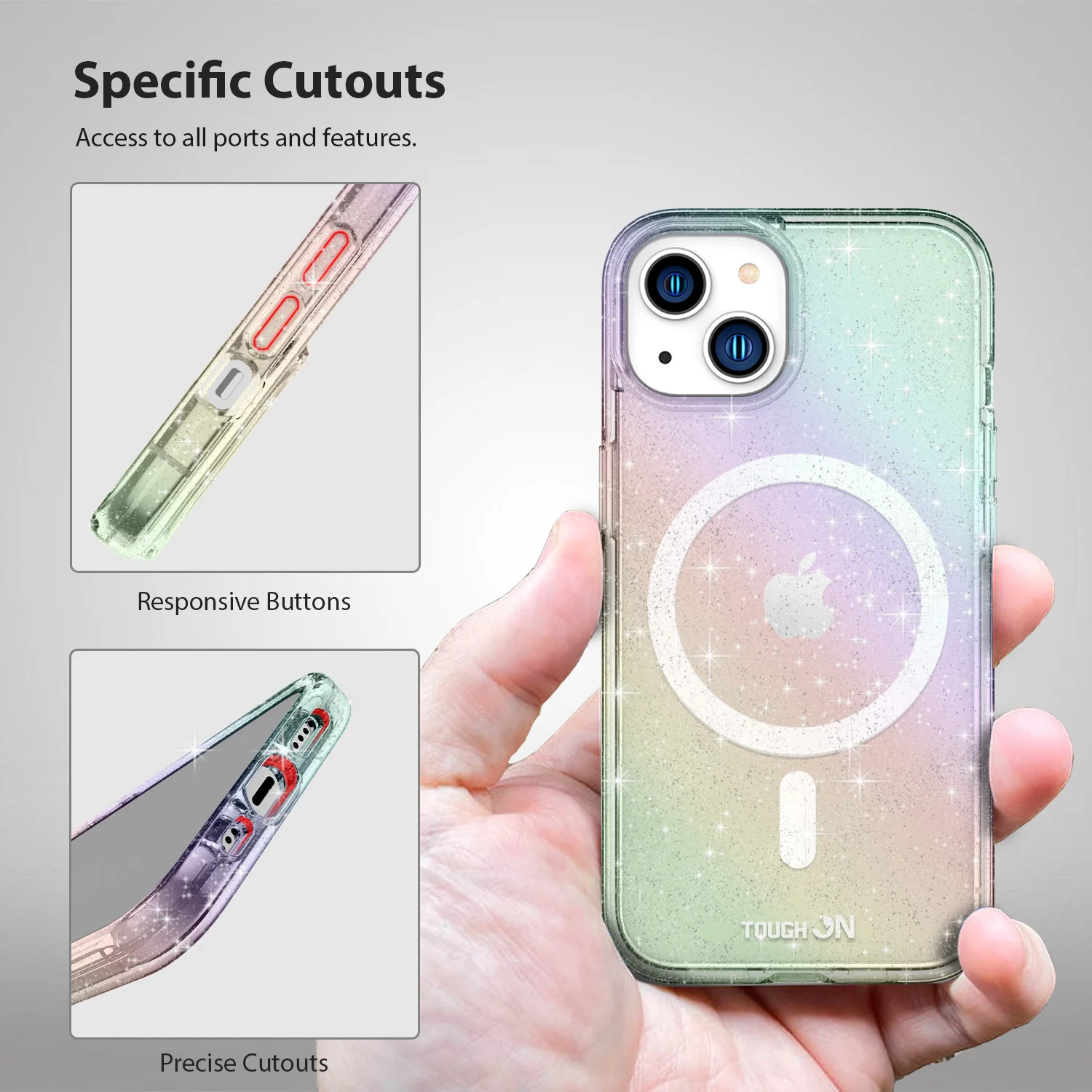 Tough On iPhone 15 Plus Clear Case with Magsafe - Image 15