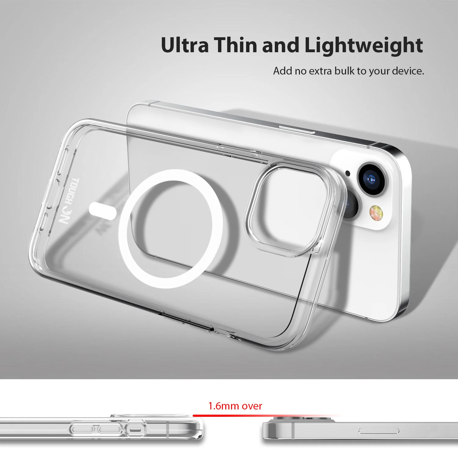 Tough On iPhone 15 Plus Clear Case with Magsafe - Image 3