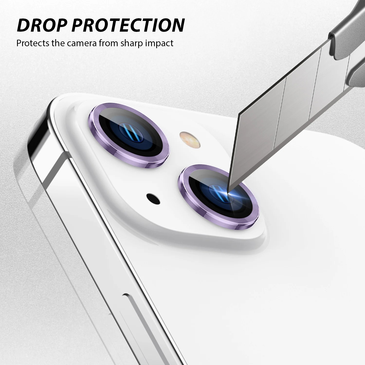 Tough On iPhone 15 Plus Camera lens Protector Tempered Glass Individual Ring - Image 10