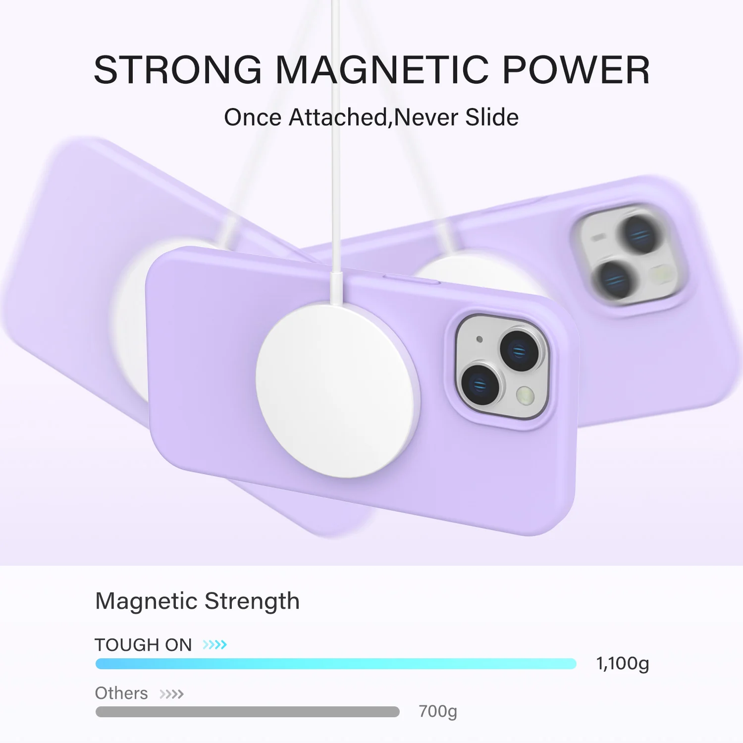 Tough On iPhone 15 Plus Strong Liquid Silicone Case with Magsafe - Image 20