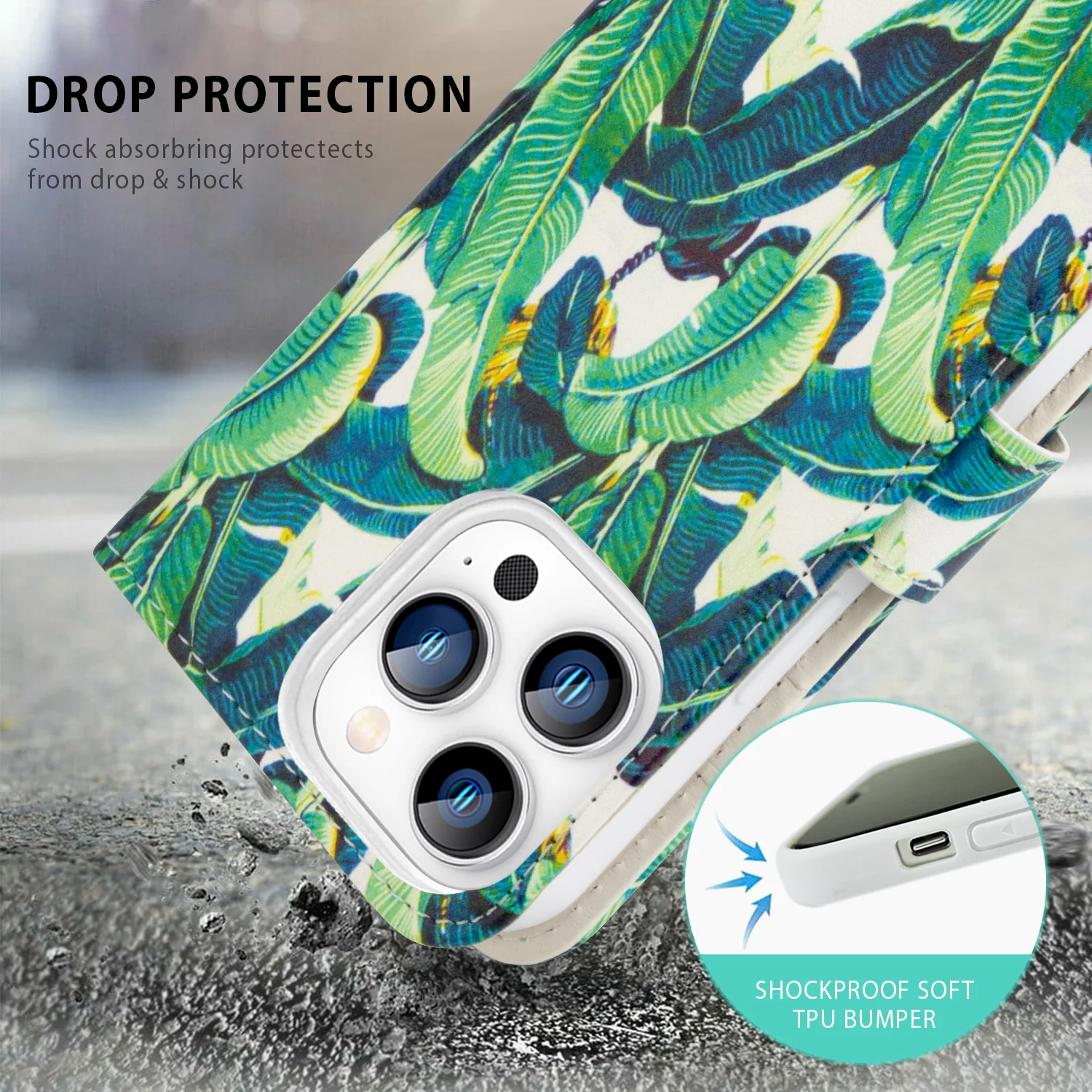 Tough On iPhone 15 Pro Case Magnetic Detachable Leather - Image 15