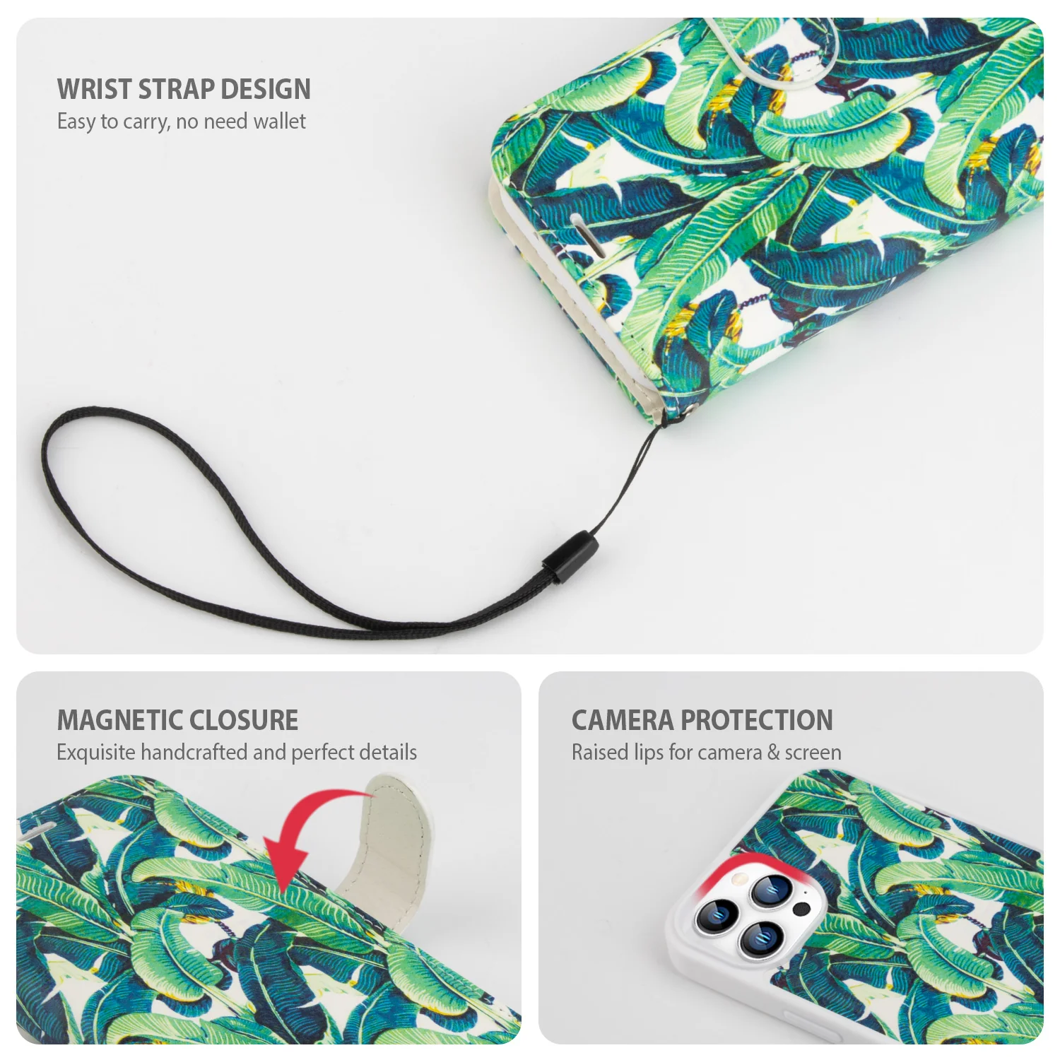 Tough On iPhone 15 Pro Case Magnetic Detachable Leather - Image 17