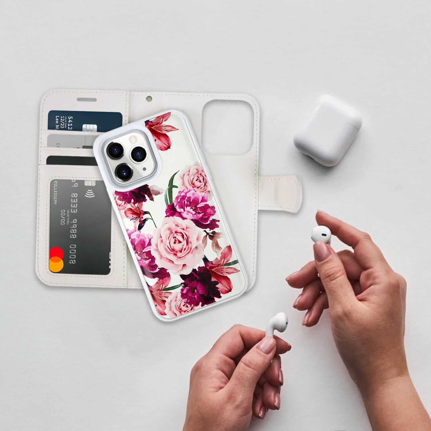 Tough On iPhone 15 Pro Case Magnetic Detachable Leather - Image 34