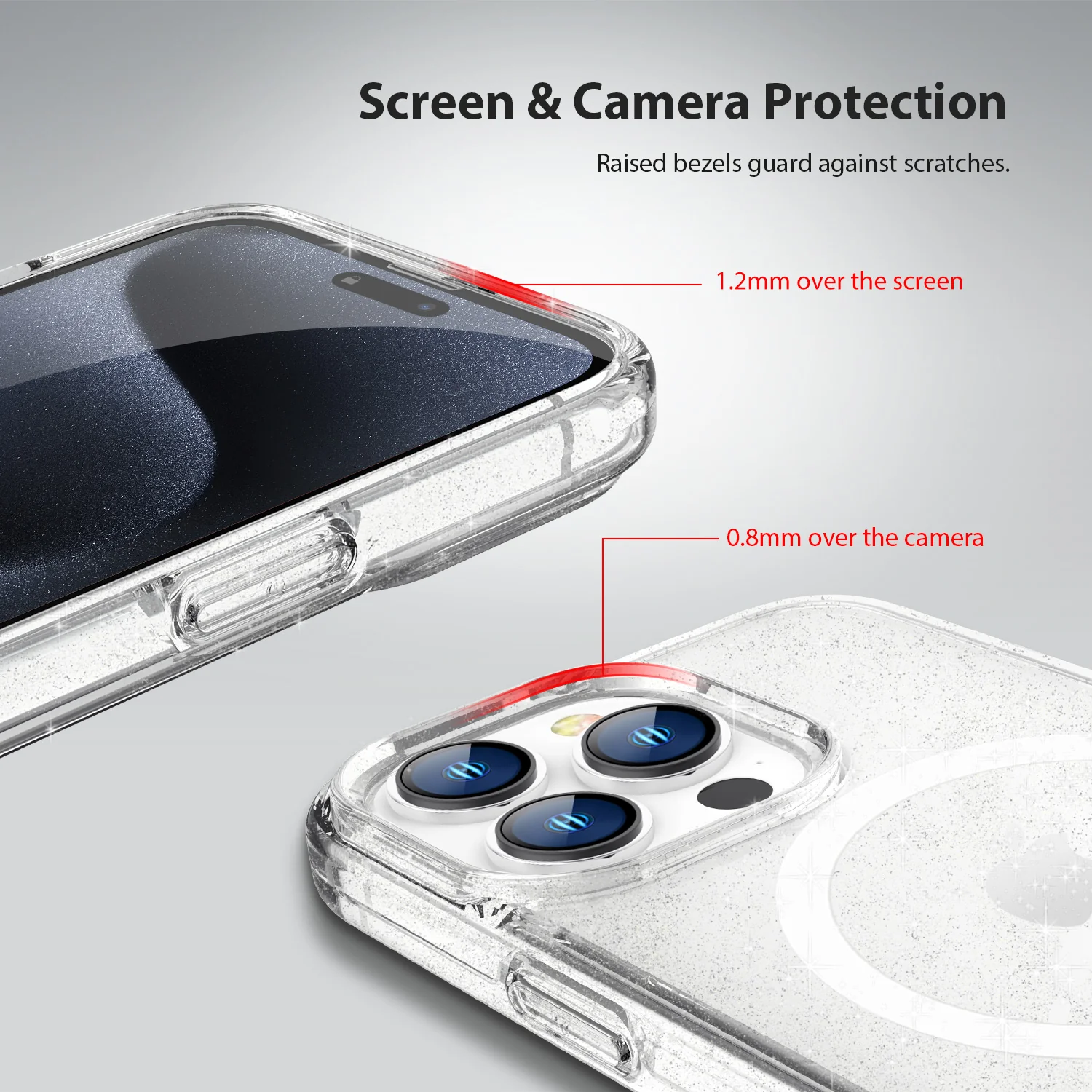 Tough On iPhone 15 Pro Clear Case with MagSafe - Image 14