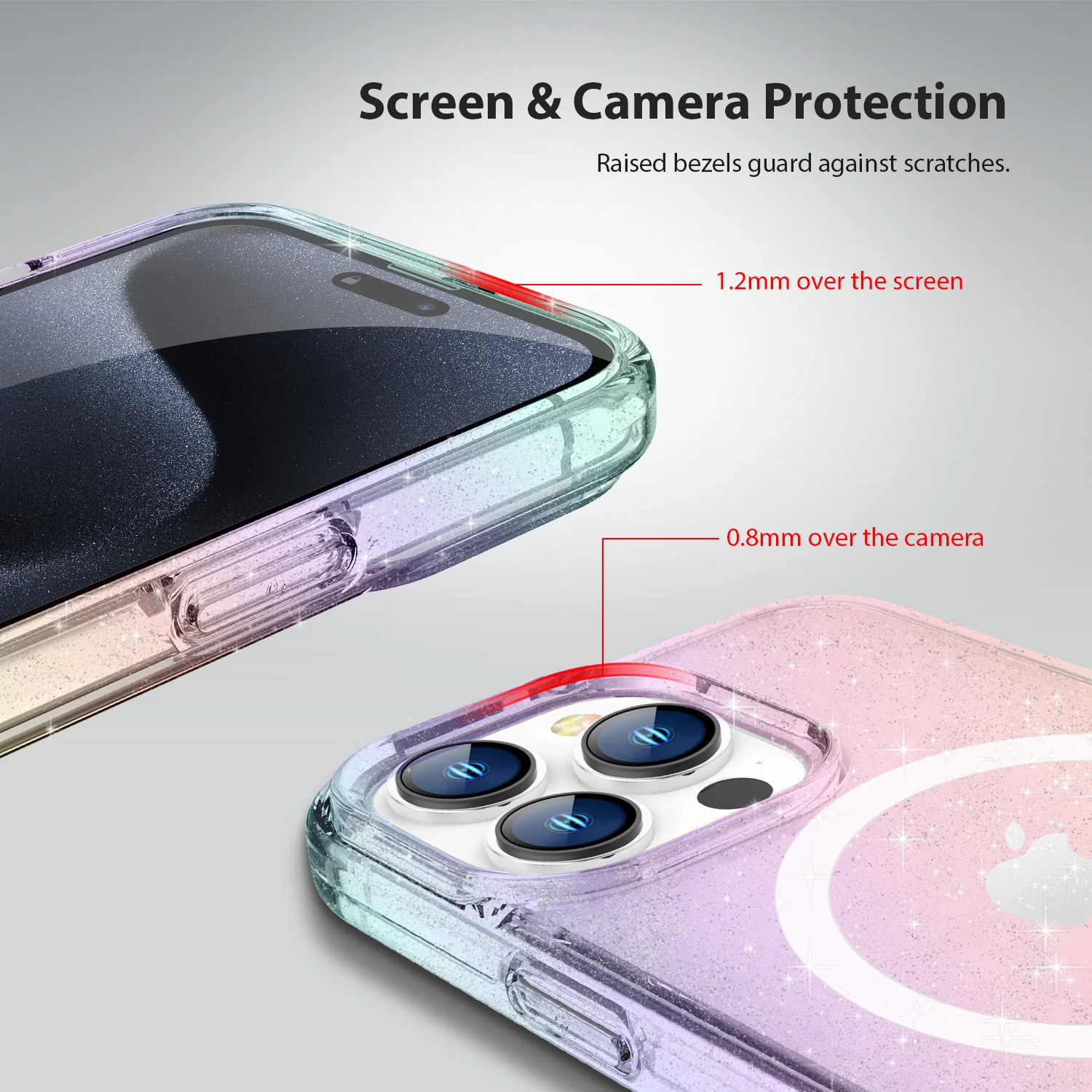 Tough On iPhone 15 Pro Clear Case with MagSafe - Image 4