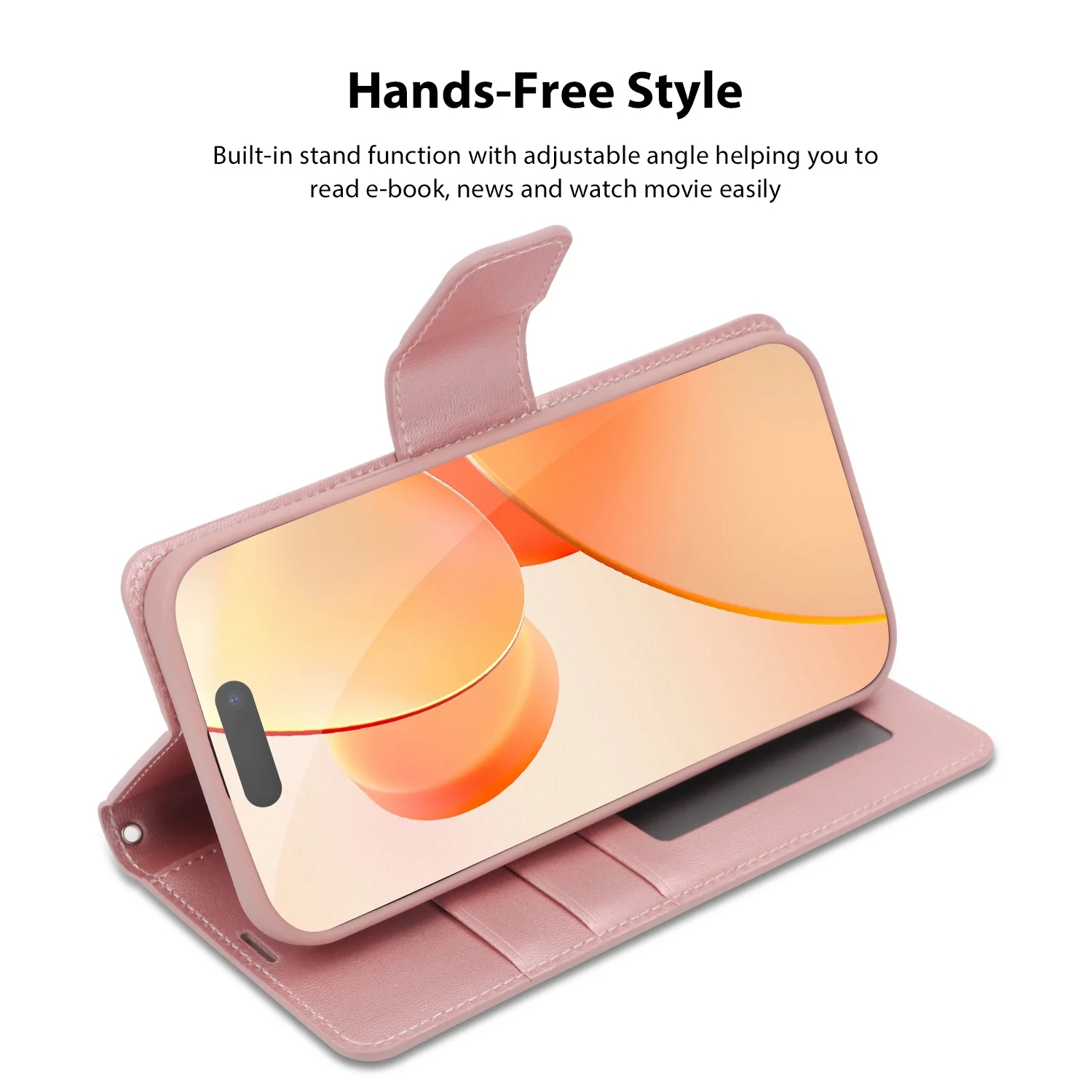 Tough On iPhone 15 Pro Flip Wallet Leather Case - Image 13