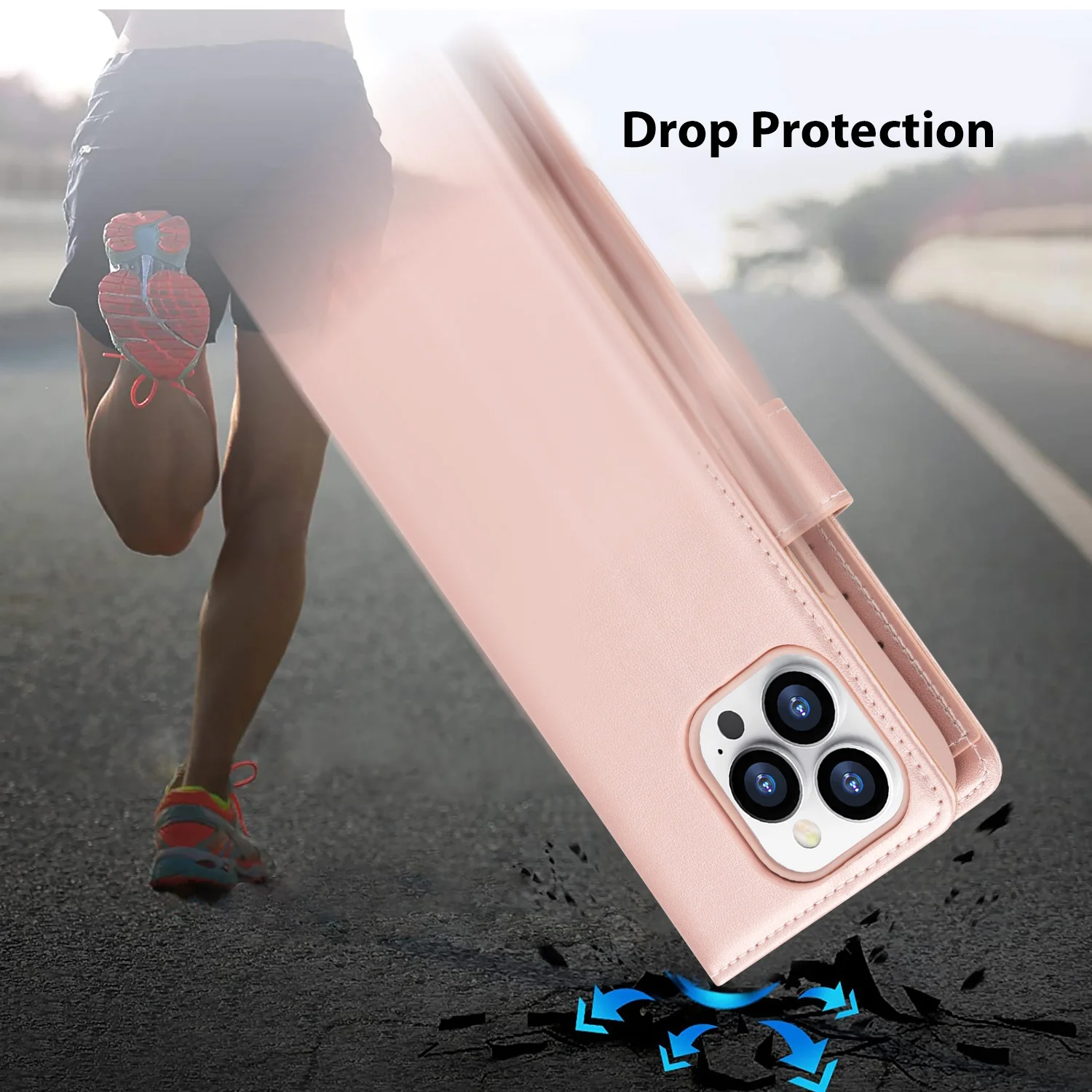 Tough On iPhone 15 Pro Flip Wallet Leather Case - Image 15