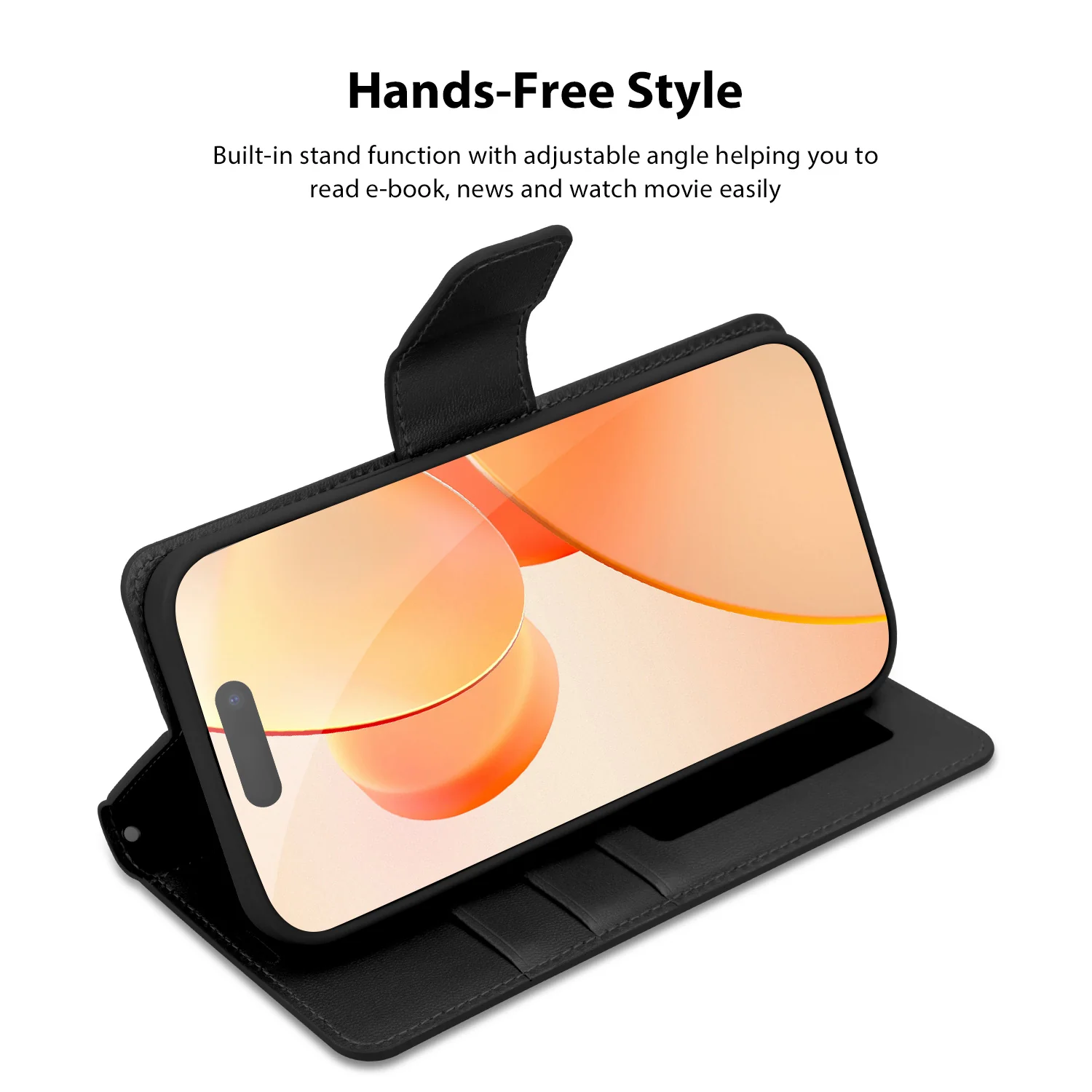 Tough On iPhone 15 Pro Flip Wallet Leather Case - Image 4