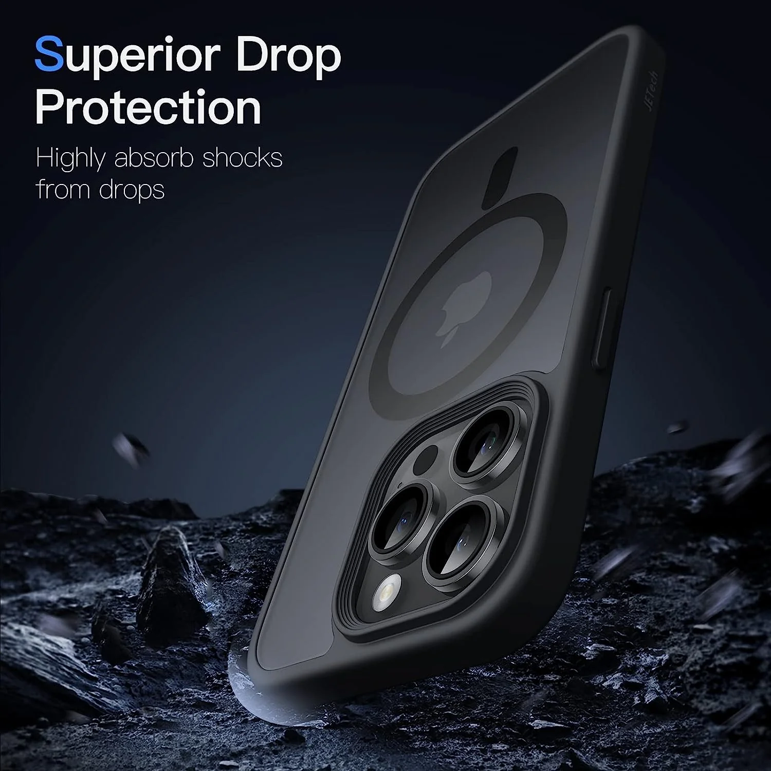 Tough On iPhone 15 Pro Max Case With MagSafe Matte Black - Image 4