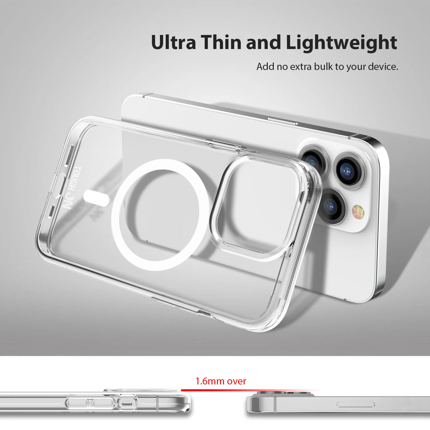 Tough On iPhone 15 Pro Max Clear Case with MagSafe - Image 26