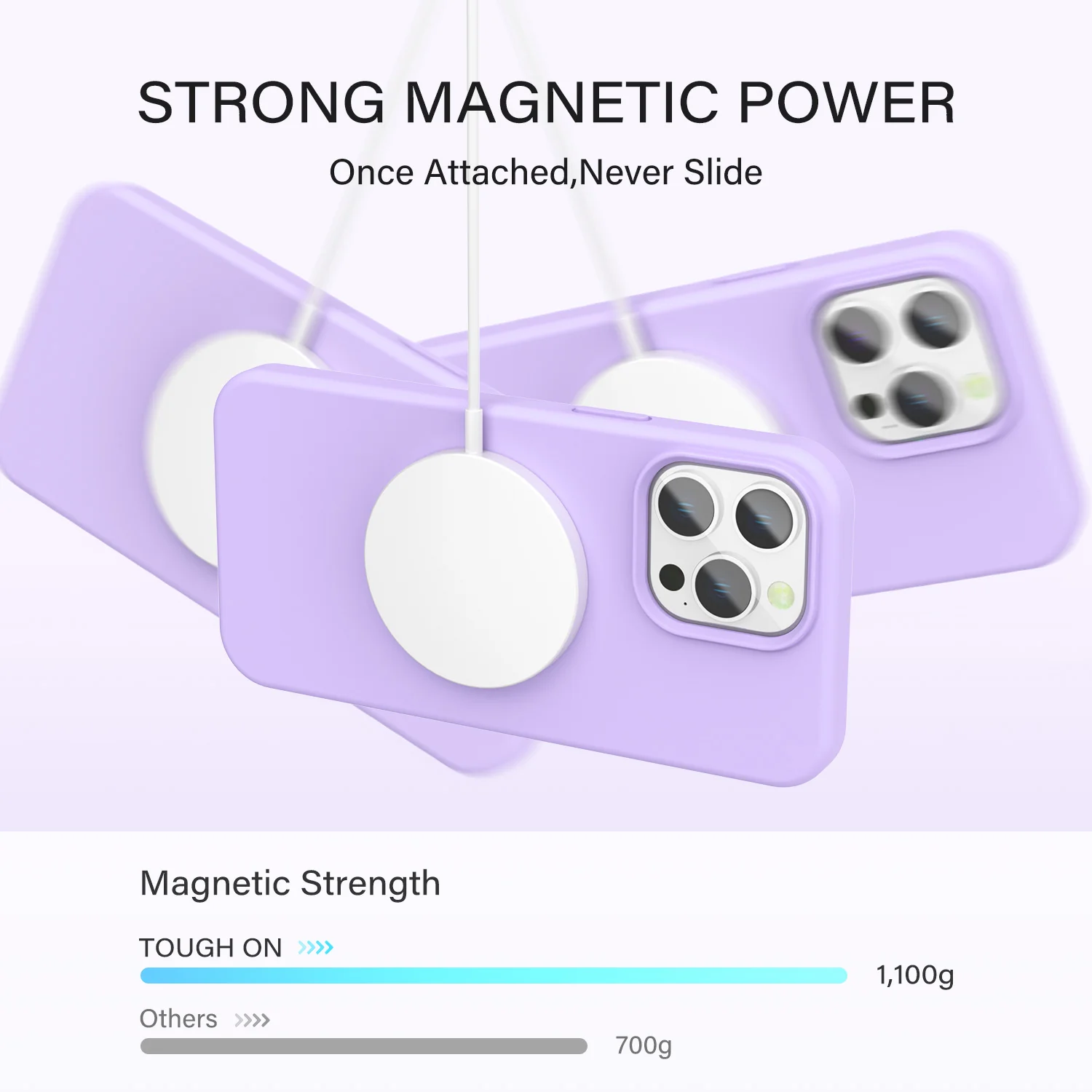 Tough On iPhone 15 Pro Max Strong Liquid Silicone Case with Magsafe - Image 11