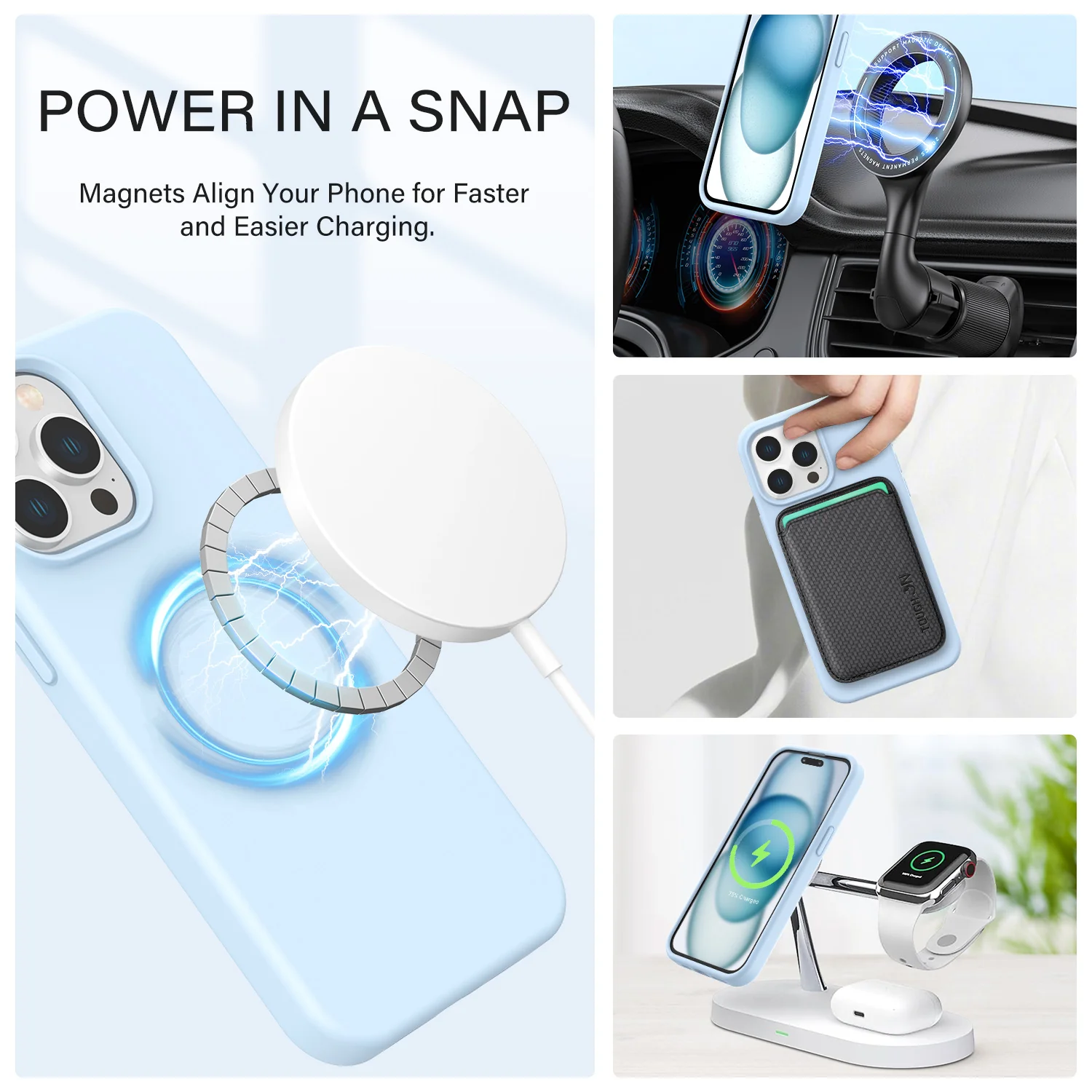Tough On iPhone 15 Pro Max Strong Liquid Silicone Case with Magsafe - Image 19