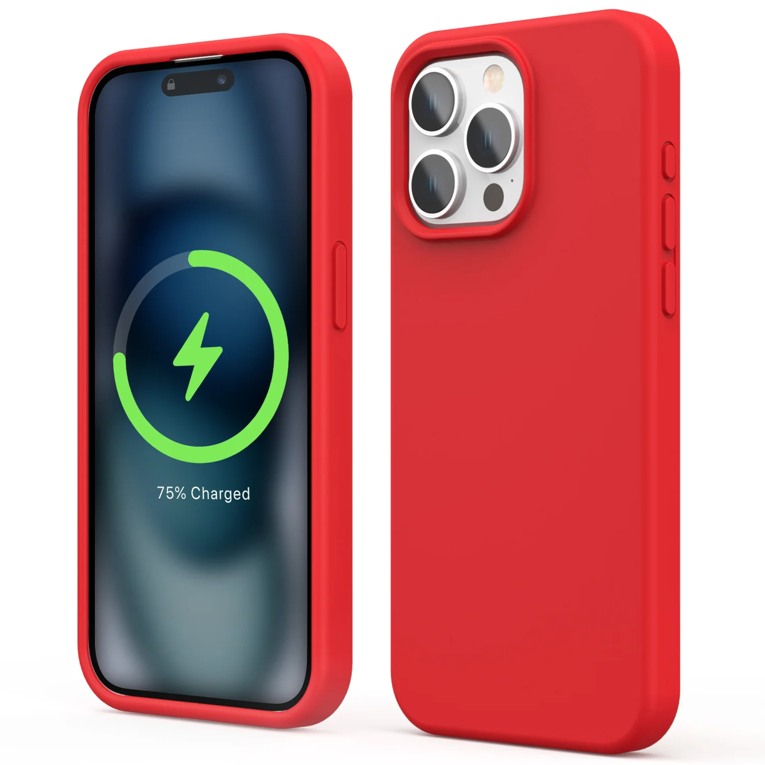 Tough On iPhone 15 Pro Max Strong Liquid Silicone Case with Magsafe - Image 25