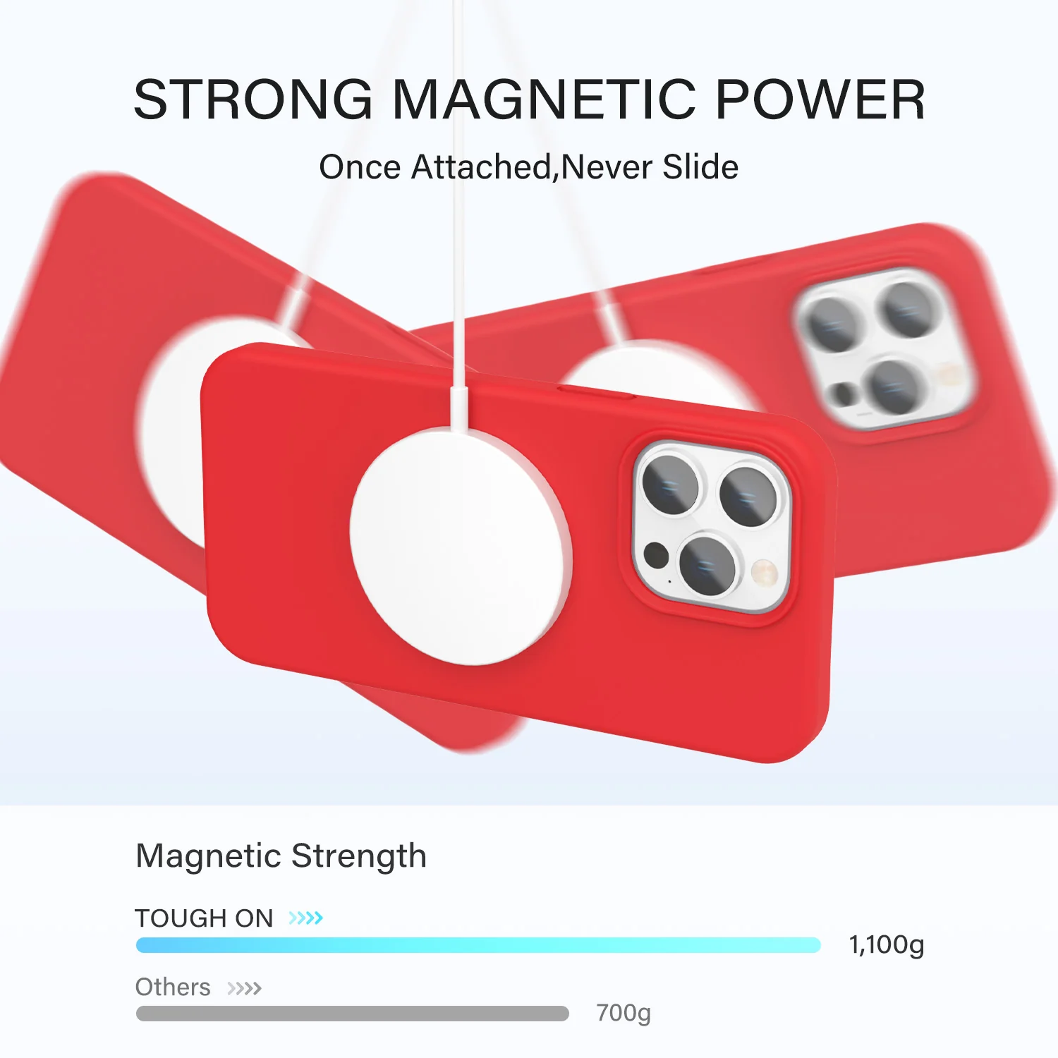 Tough On iPhone 15 Pro Max Strong Liquid Silicone Case with Magsafe - Image 27