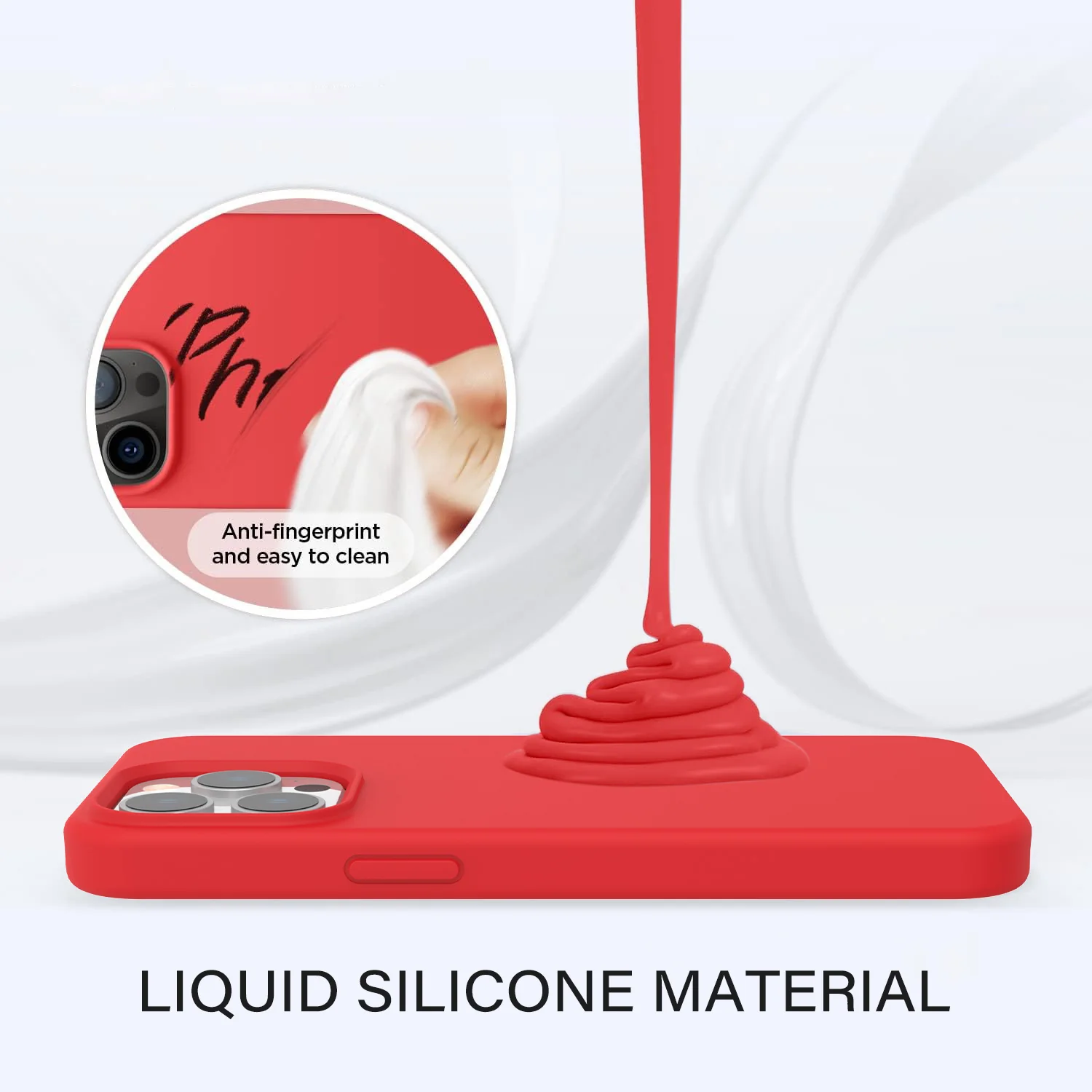 Tough On iPhone 15 Pro Max Strong Liquid Silicone Case with Magsafe - Image 28