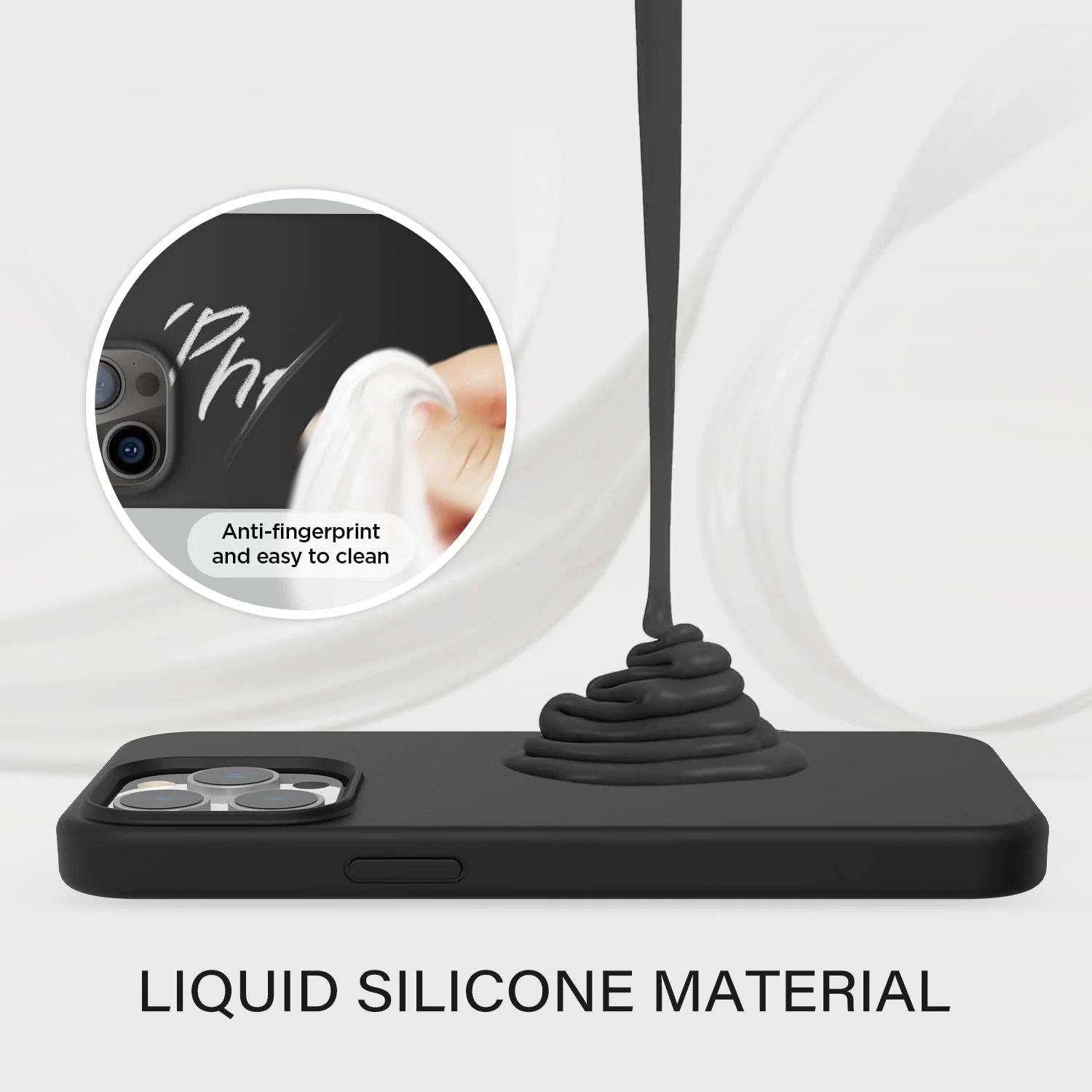 Tough On iPhone 15 Pro Max Strong Liquid Silicone Case with Magsafe - Image 5
