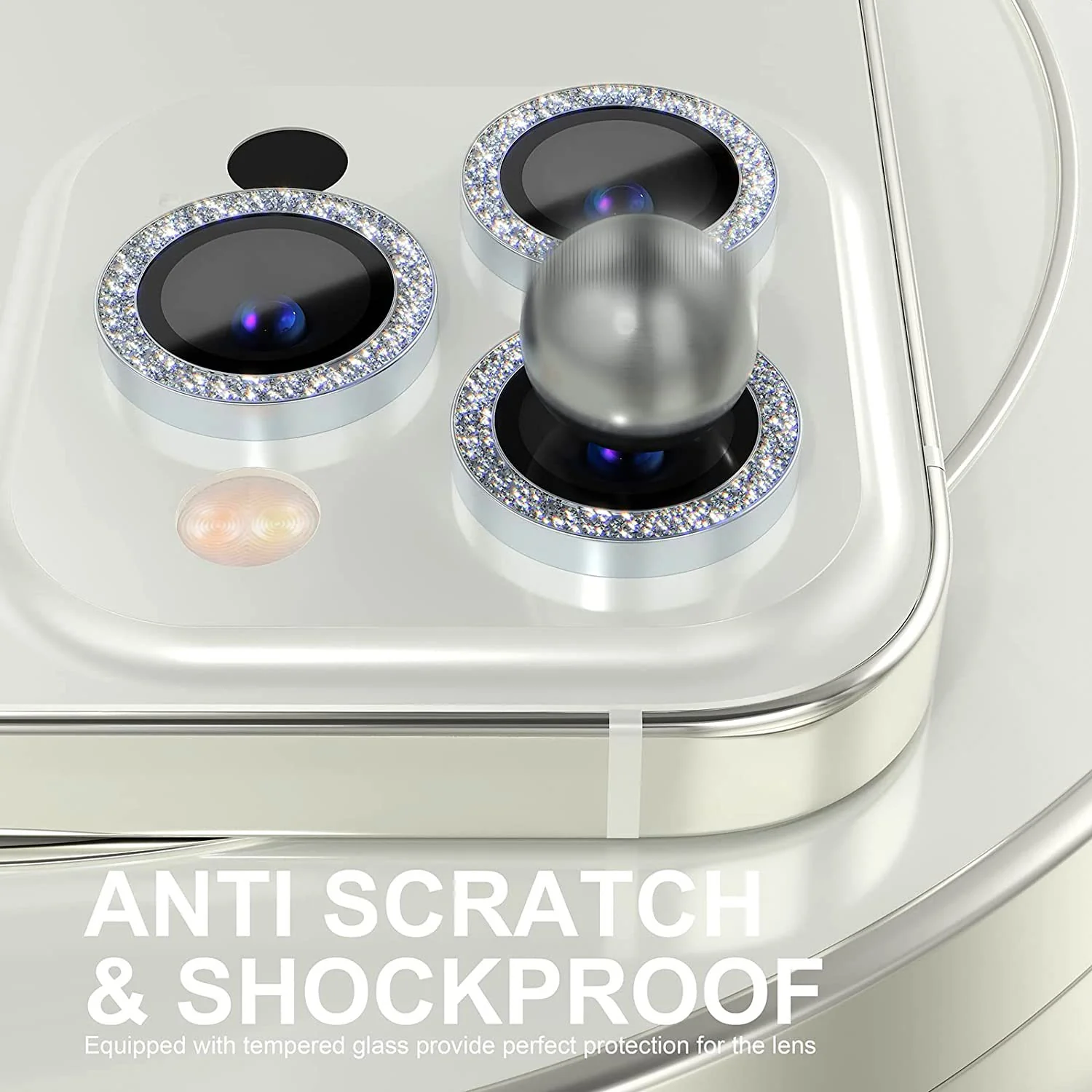 Tough On iPhone 15 Pro Rear Camera Protector Tempered Glass - Image 11