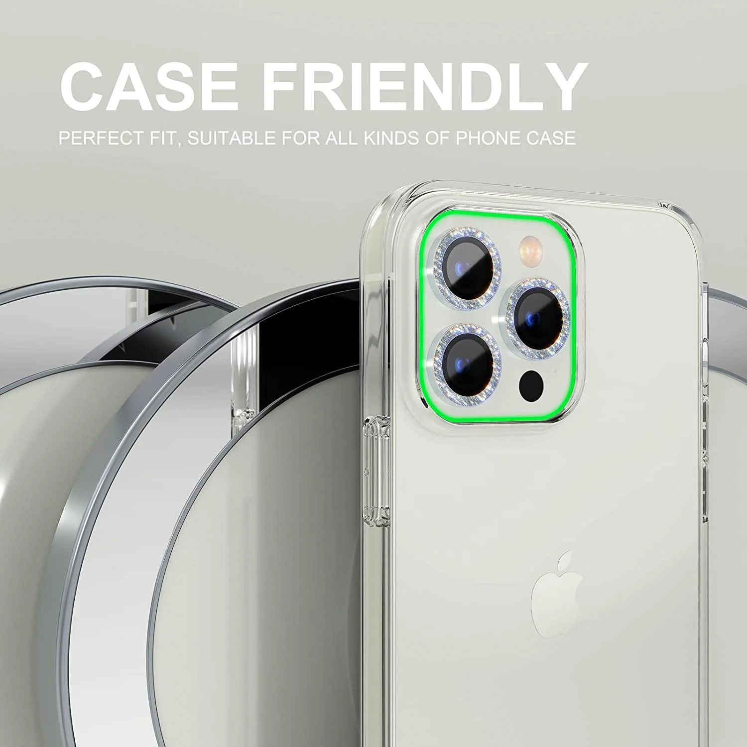 Tough On iPhone 15 Pro Rear Camera Protector Tempered Glass - Image 12