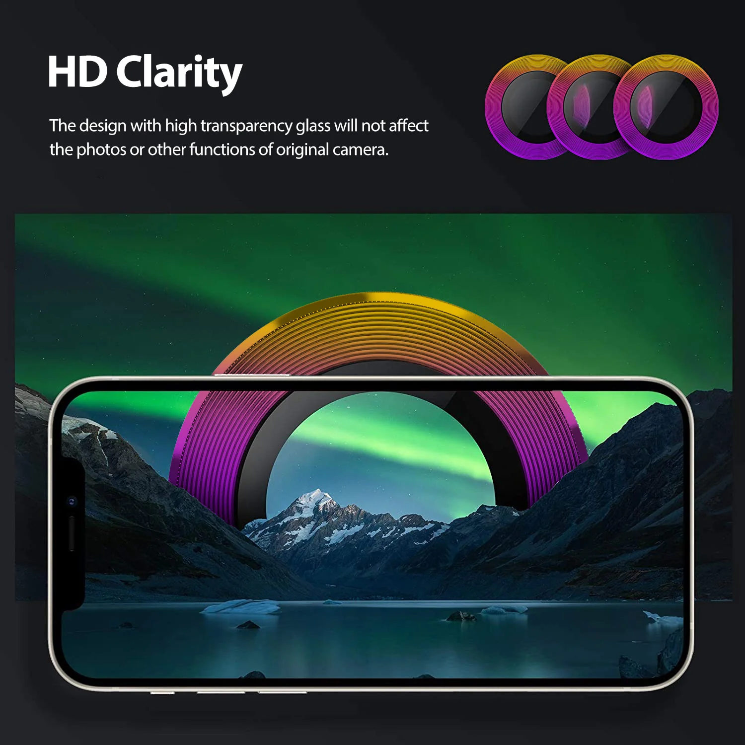 Tough On iPhone 15 Pro Rear Camera Protector Tempered Glass - Image 22