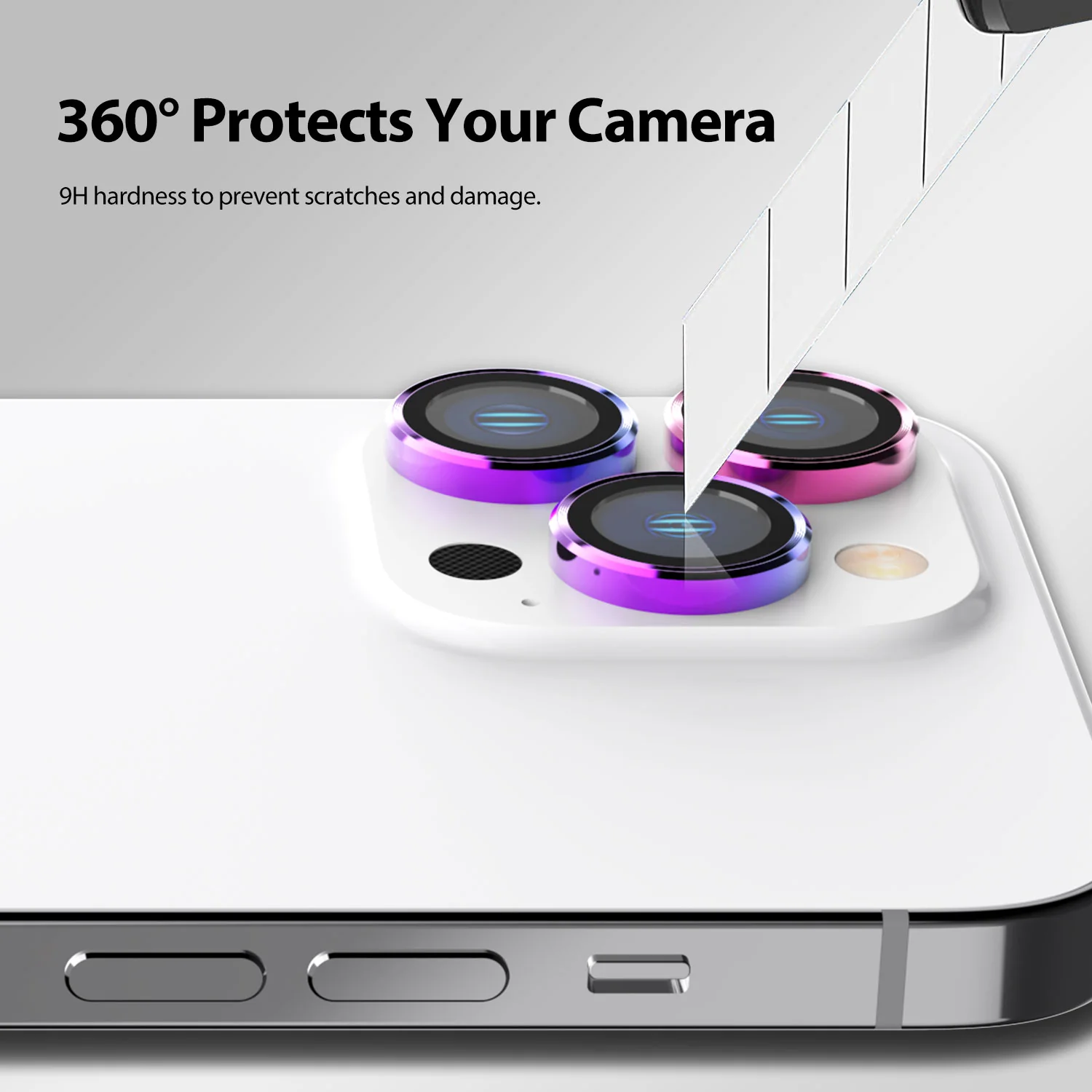 Tough On iPhone 15 Pro Rear Camera Protector Tempered Glass - Image 25