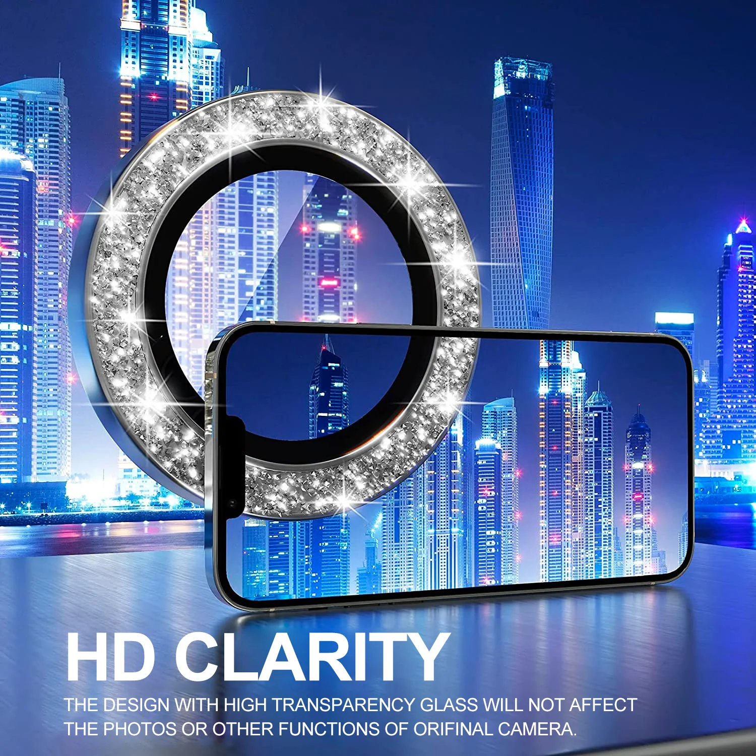 Tough On iPhone 15 Pro Rear Camera Protector Tempered Glass - Image 9