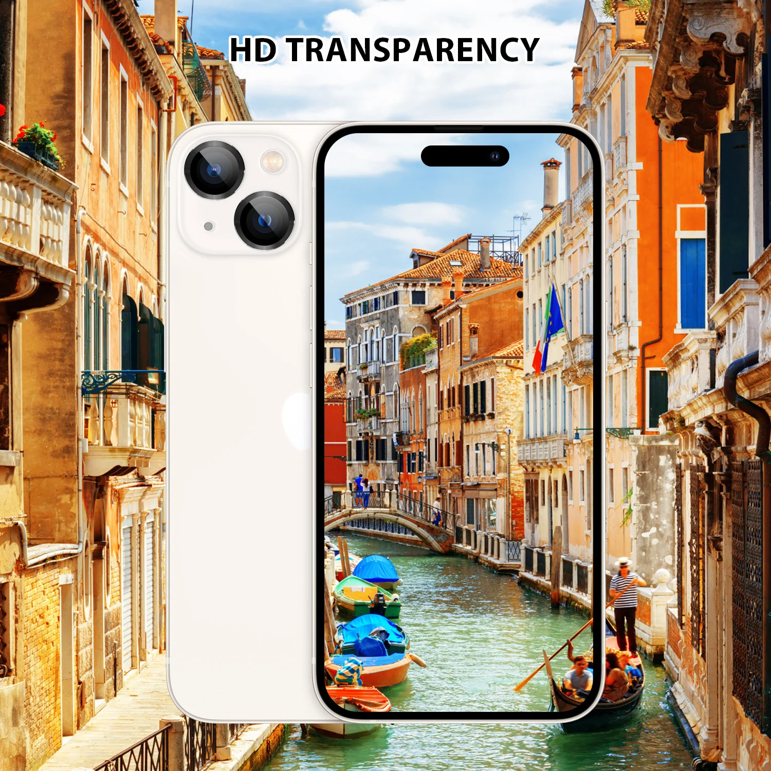 Tough On iPhone 15 Camera lens Protector Tempered Glass Individual Ring - Image 6