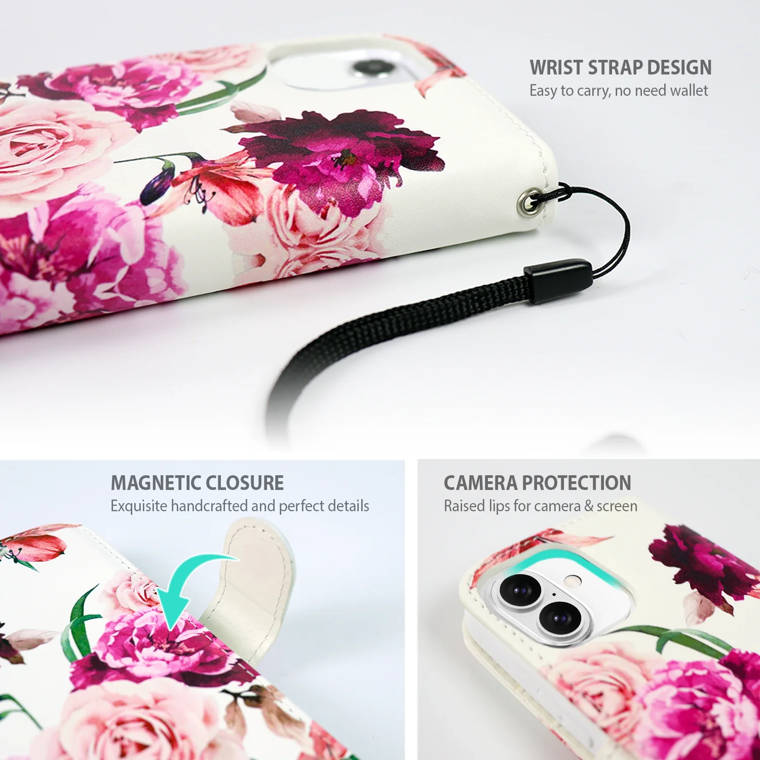 Tough On iPhone 16 Case Magnetic Detachable Leather - Image 23