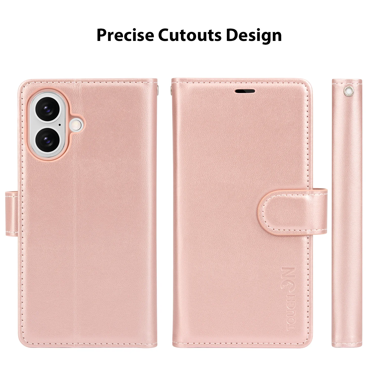 Tough On iPhone 16 Flip Wallet Leather Case - Image 10