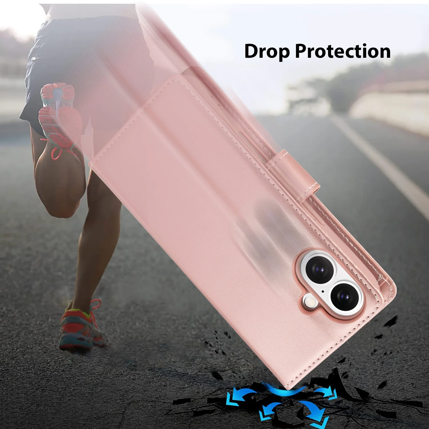 Tough On iPhone 16 Flip Wallet Leather Case - Image 13