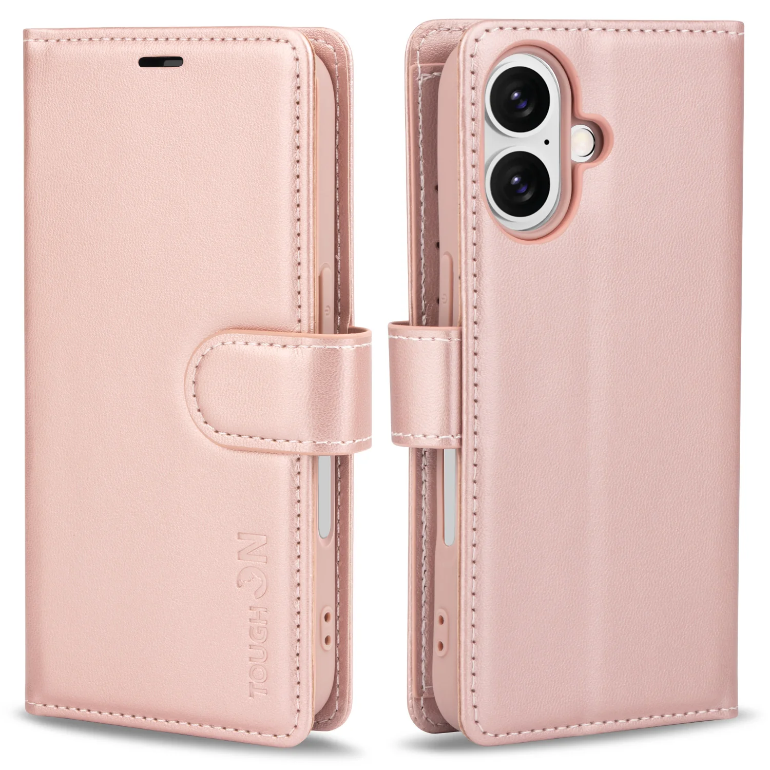 Tough On iPhone 16 Flip Wallet Leather Case - Image 9