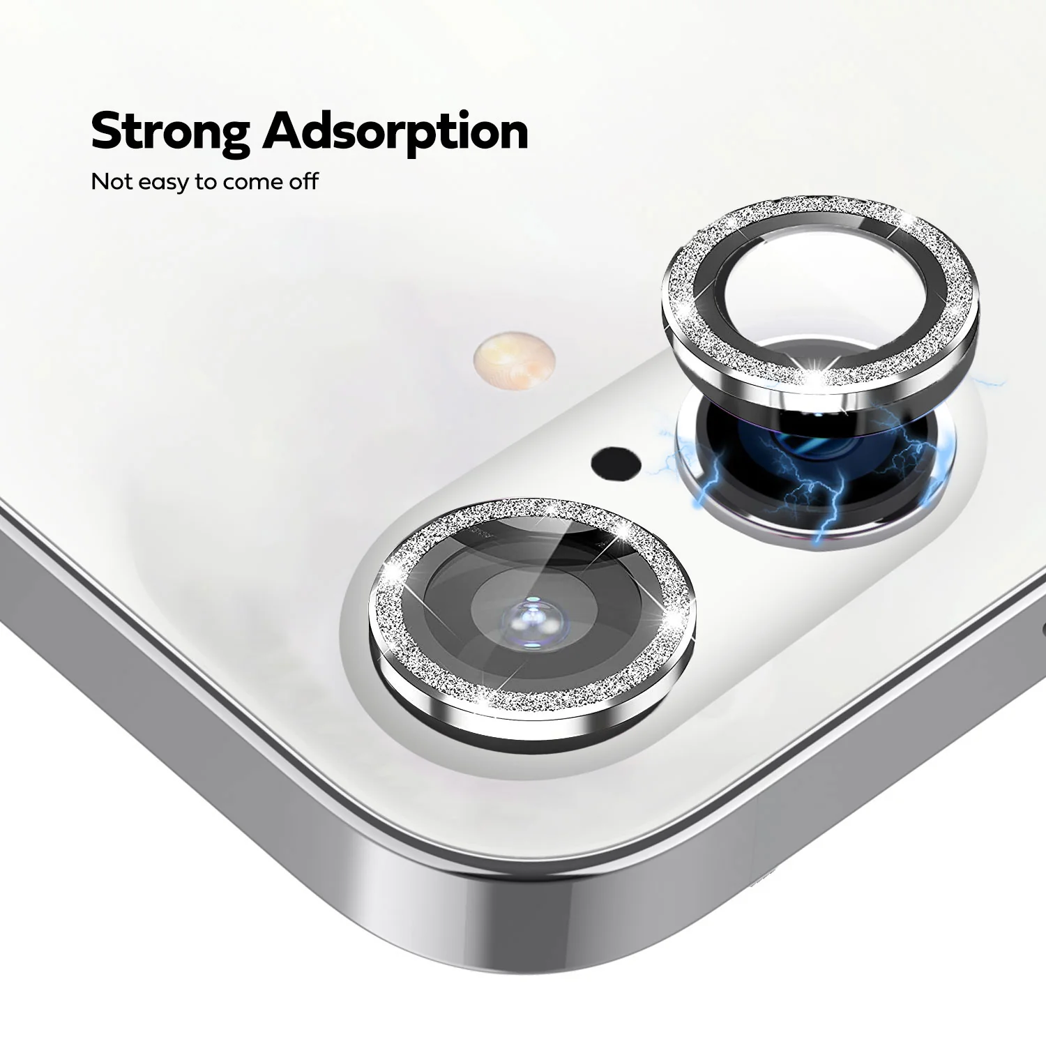 Tough On iPhone 16 Plus Camera lens Protector Tempered Glass Individual Ring - Image 12