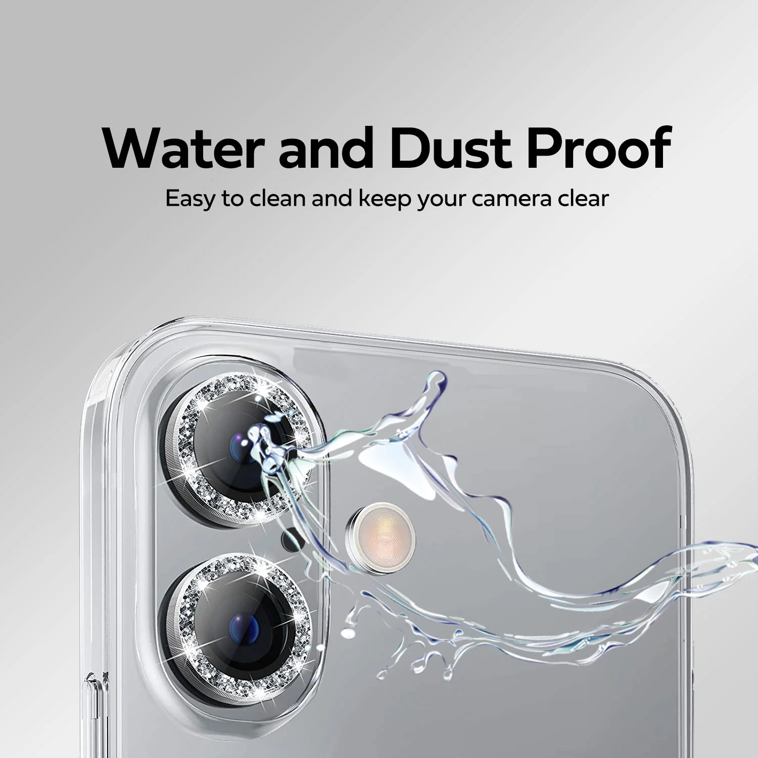 Tough On iPhone 16 Plus Camera lens Protector Tempered Glass Individual Ring - Image 13