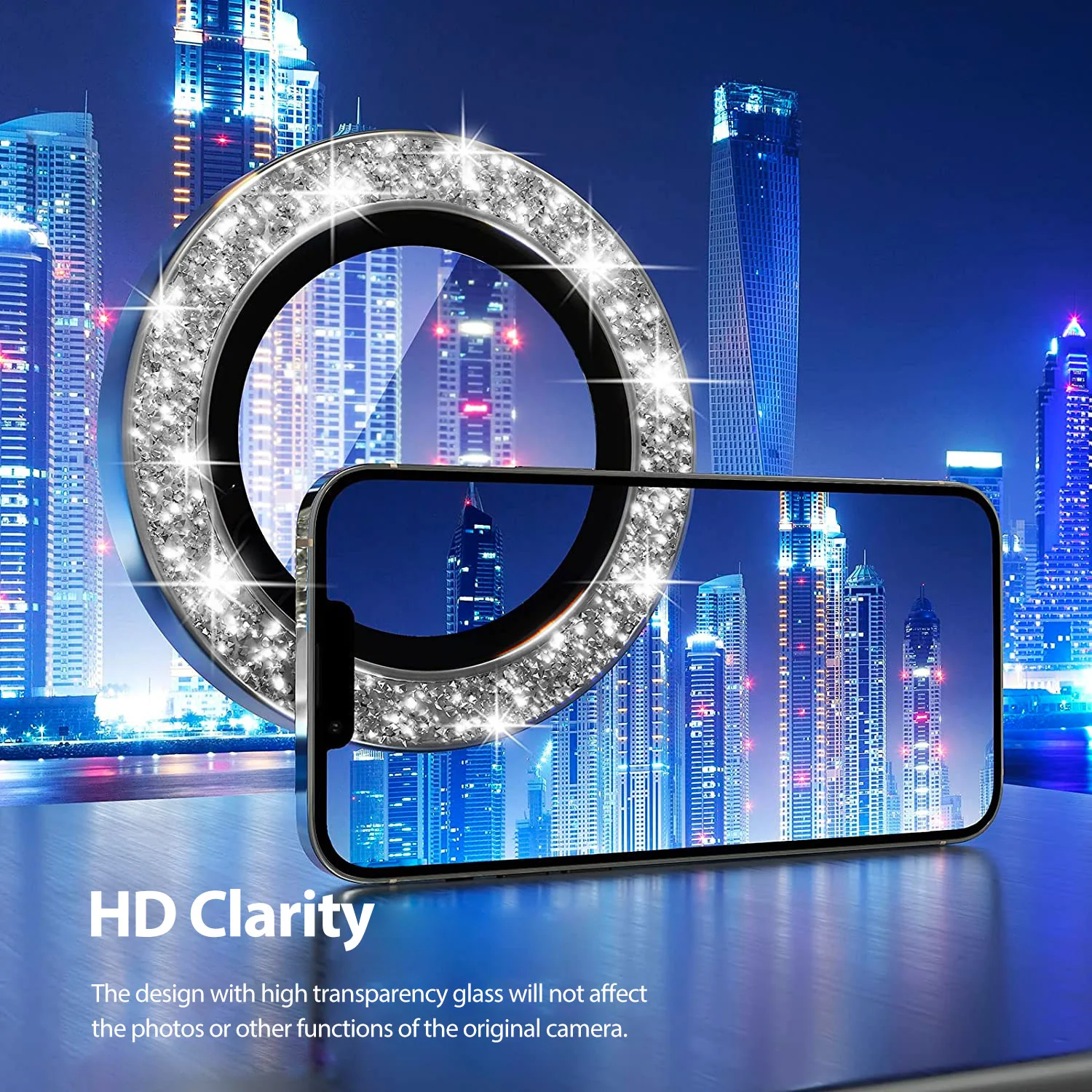 Tough On iPhone 16 Plus Camera lens Protector Tempered Glass Individual Ring - Image 14