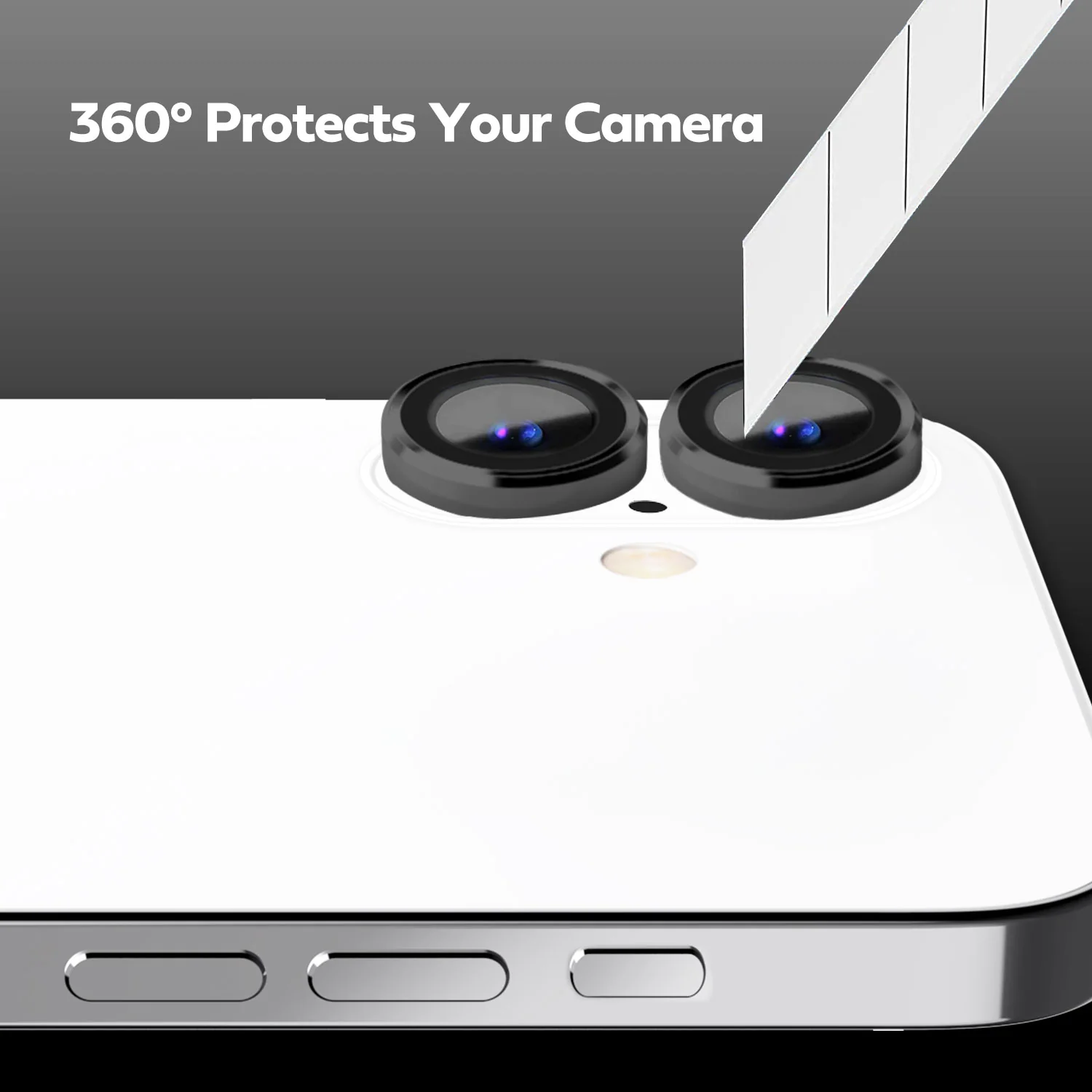 Tough On iPhone 16 Plus Camera lens Protector Tempered Glass Individual Ring - Image 18