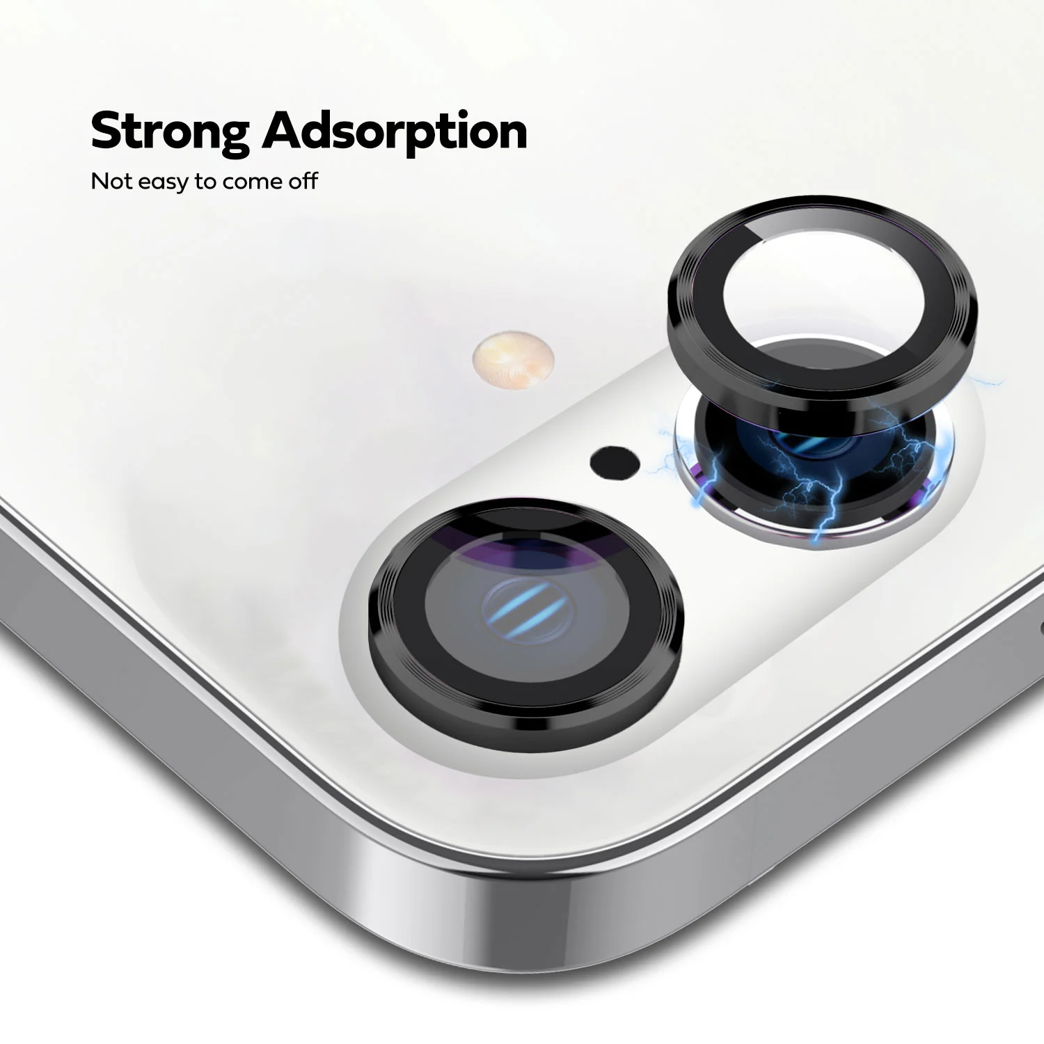 Tough On iPhone 16 Plus Camera lens Protector Tempered Glass Individual Ring - Image 19