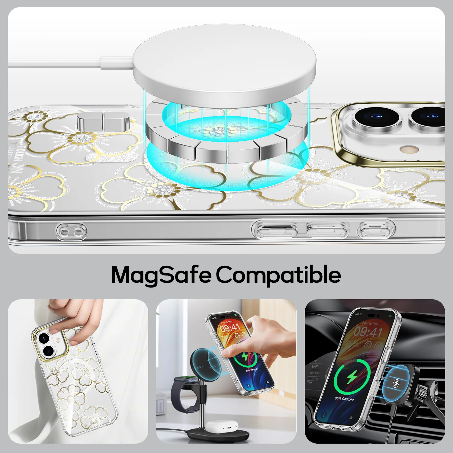 Tough On iPhone 16 Plus Case Emerald With MagSafe - Image 3