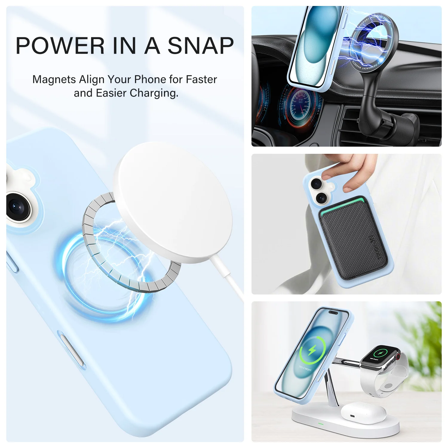 Tough On iPhone 16 Plus Strong Liquid Silicone Case with Magsafe - Image 14