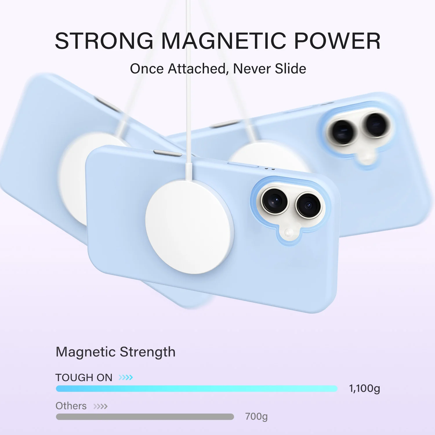 Tough On iPhone 16 Plus Strong Liquid Silicone Case with Magsafe - Image 15