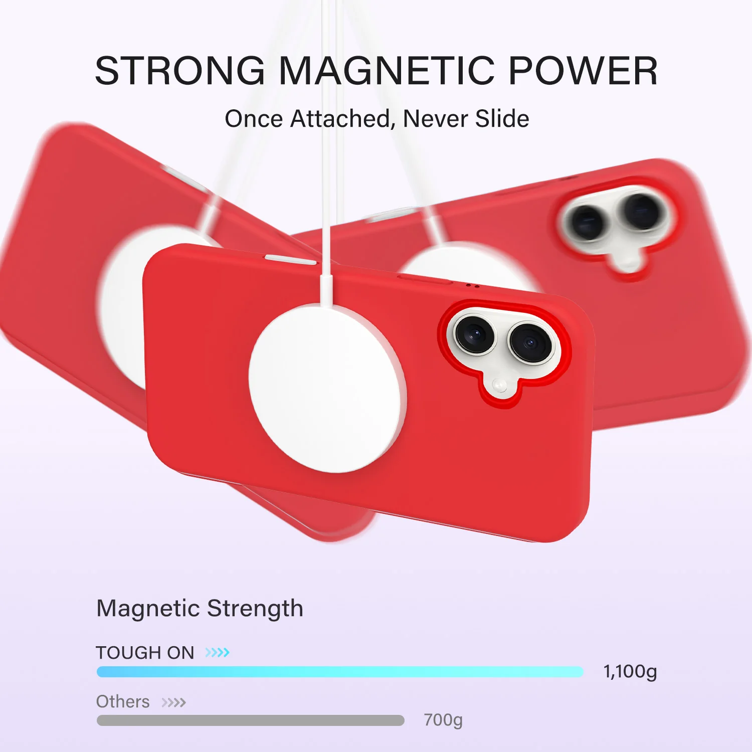 Tough On iPhone 16 Plus Strong Liquid Silicone Case with Magsafe - Image 9