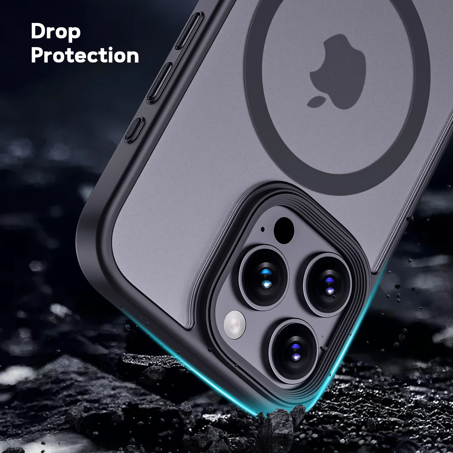 Tough On iPhone 16 Pro Case With MagSafe Matte Black - Image 4