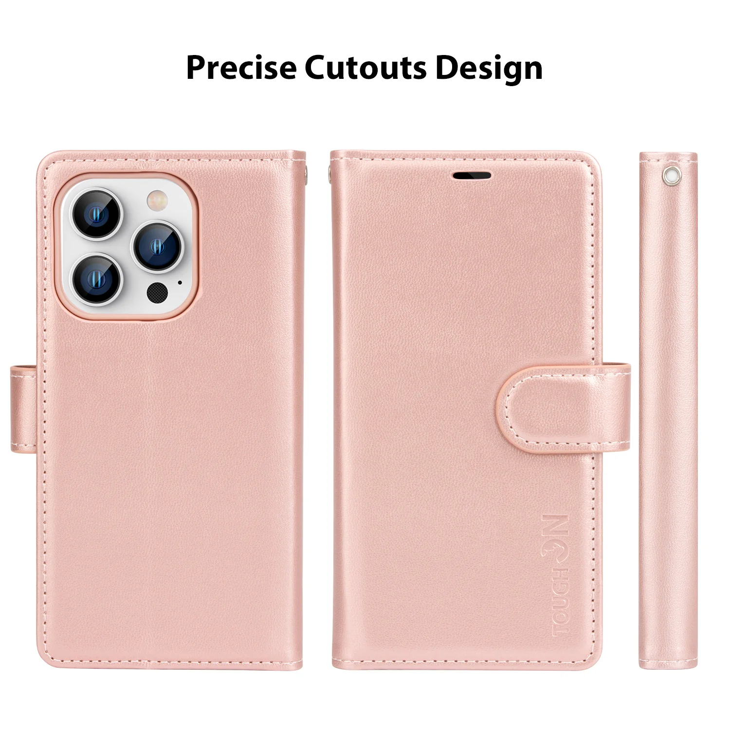 Tough On iPhone 16 Pro Flip Wallet Leather Case - Image 10
