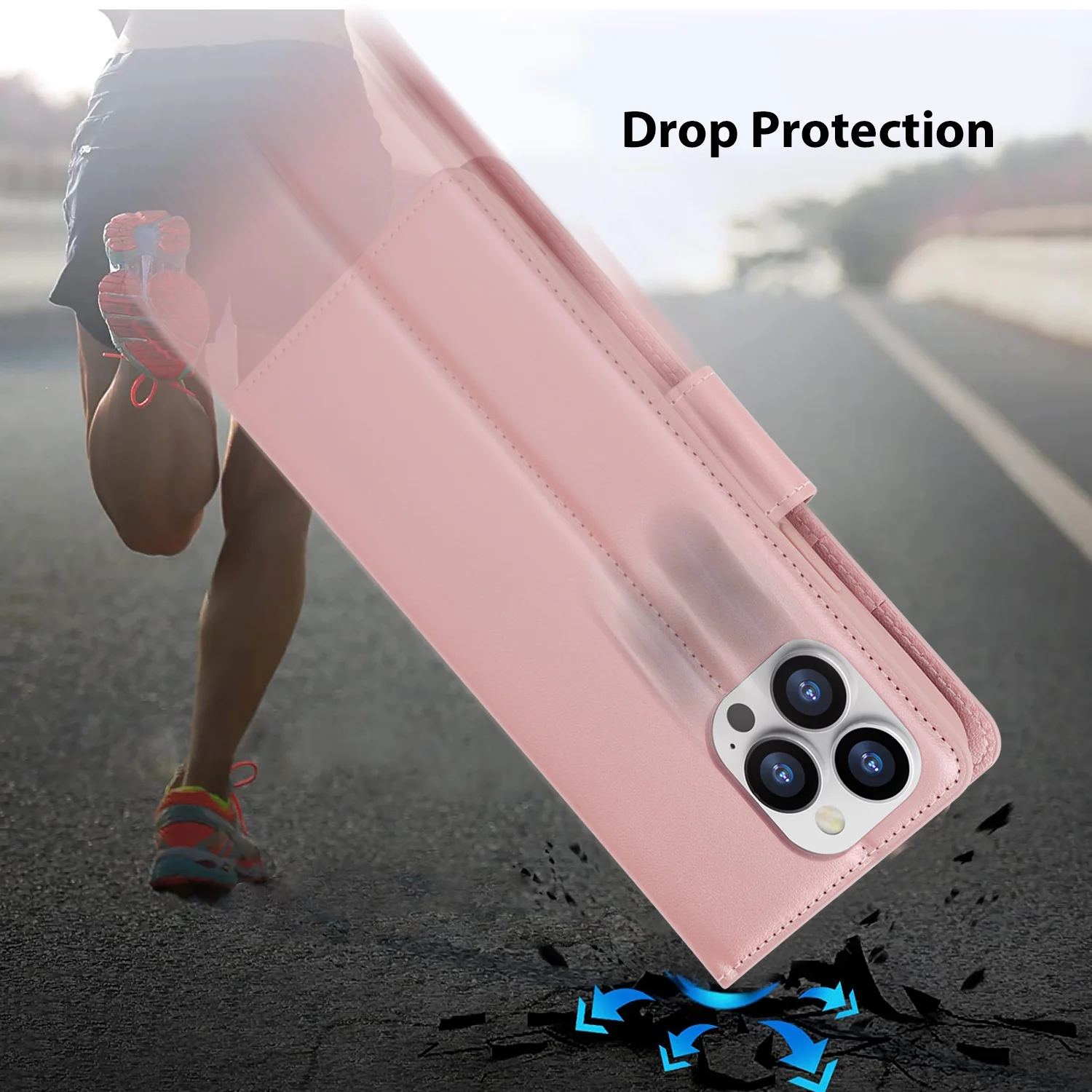 Tough On iPhone 16 Pro Flip Wallet Leather Case - Image 13
