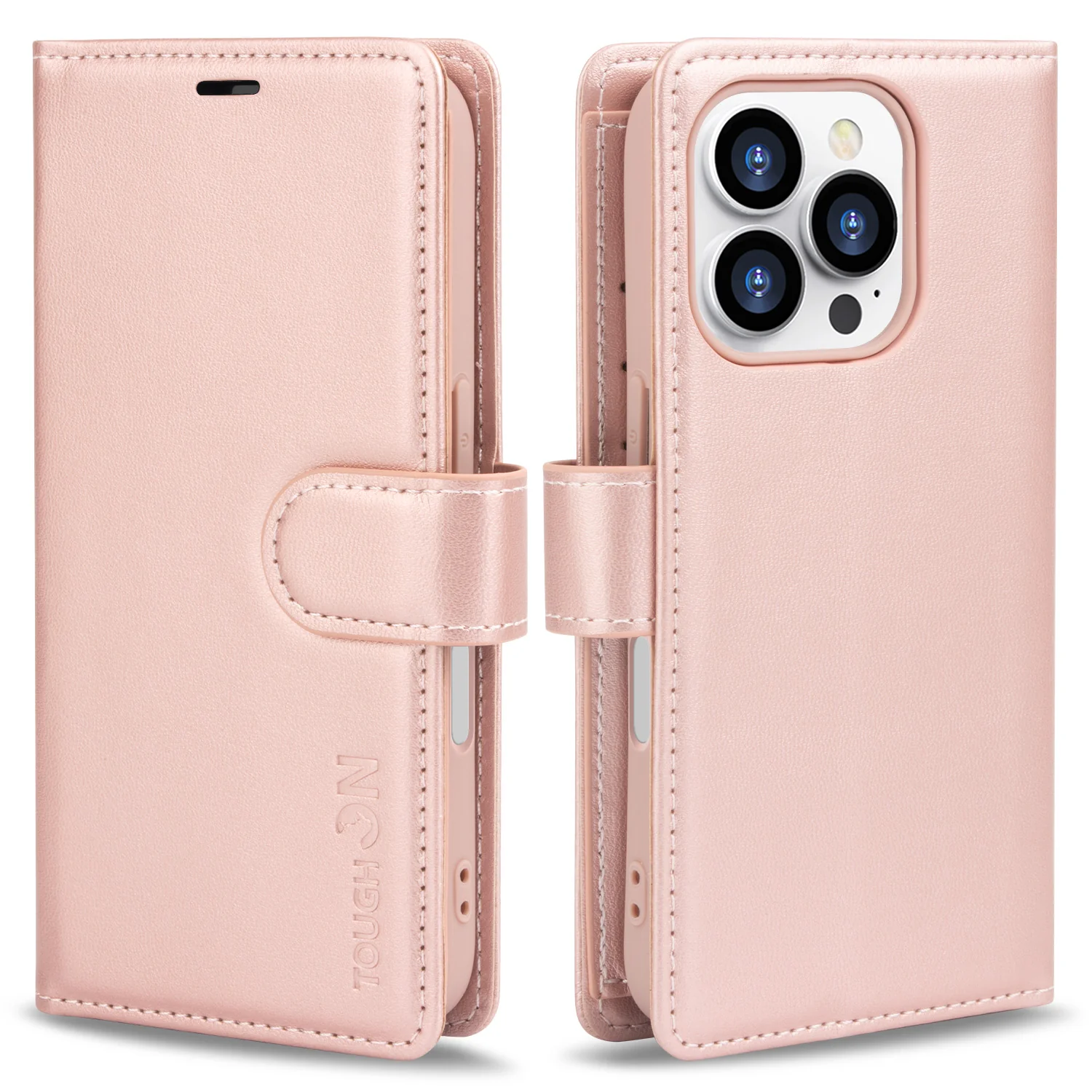 Tough On iPhone 16 Pro Flip Wallet Leather Case - Image 9