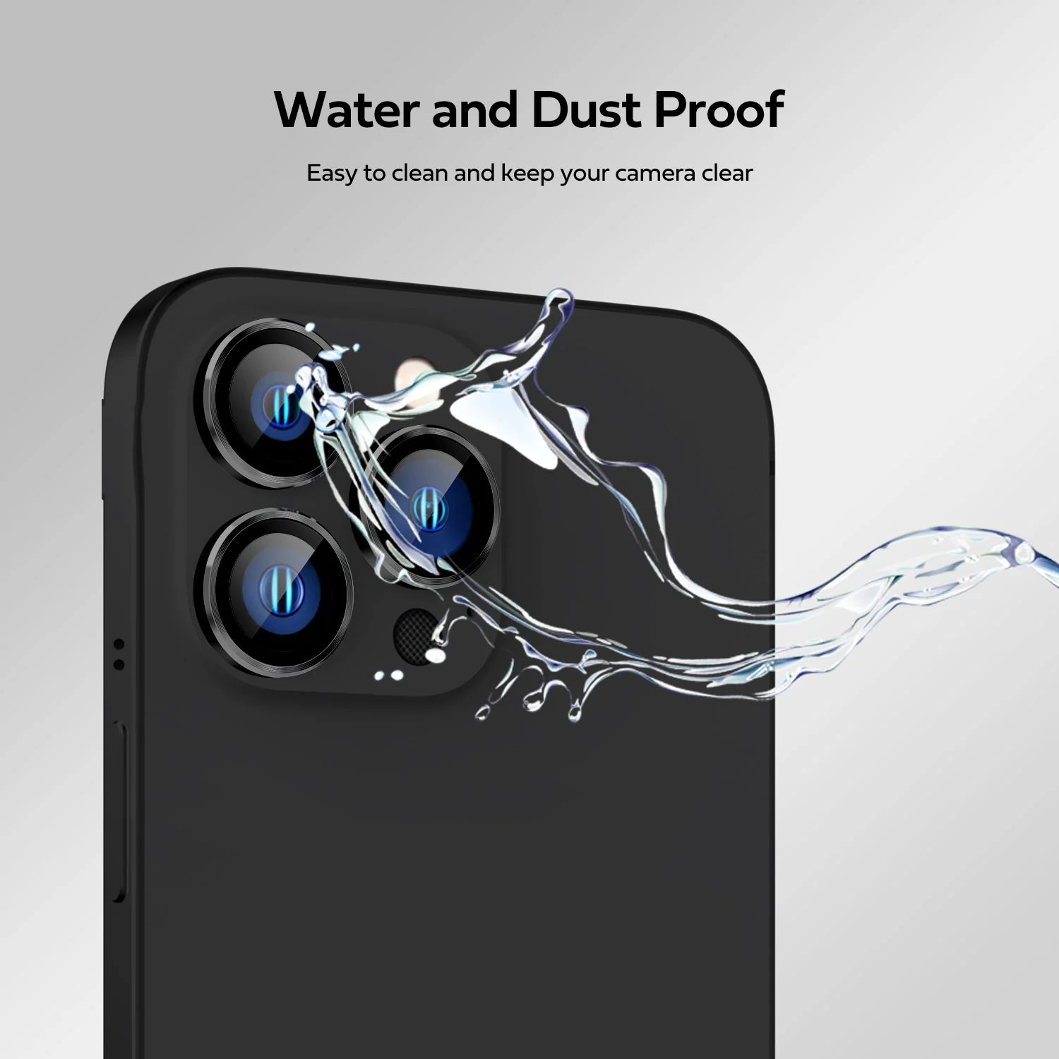 Tough On iPhone 16 Pro Max Camera lens Protector Tempered Glass Individual Ring - Image 20