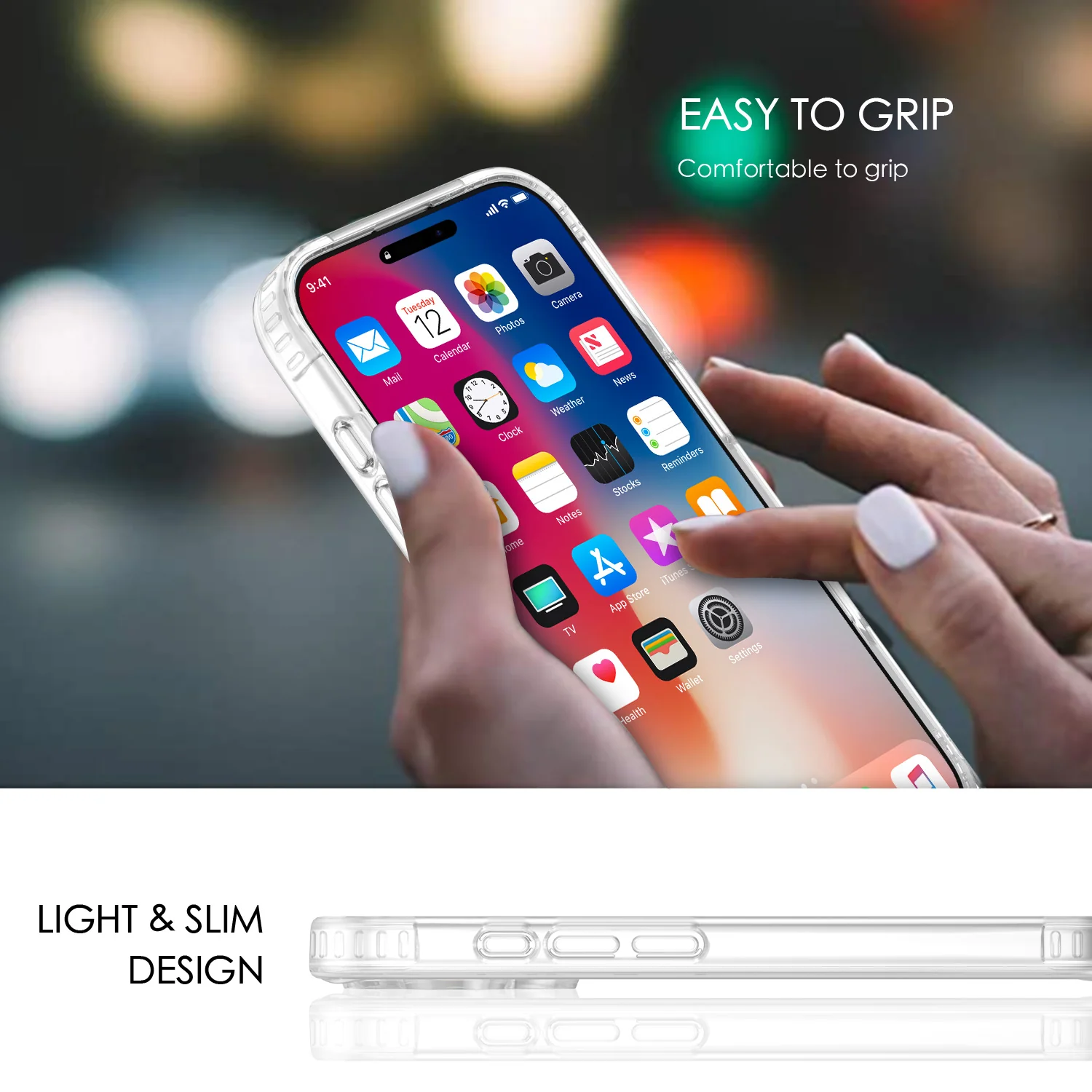 Tough On iPhone 16 Pro Max Case Clear Air - Image 5