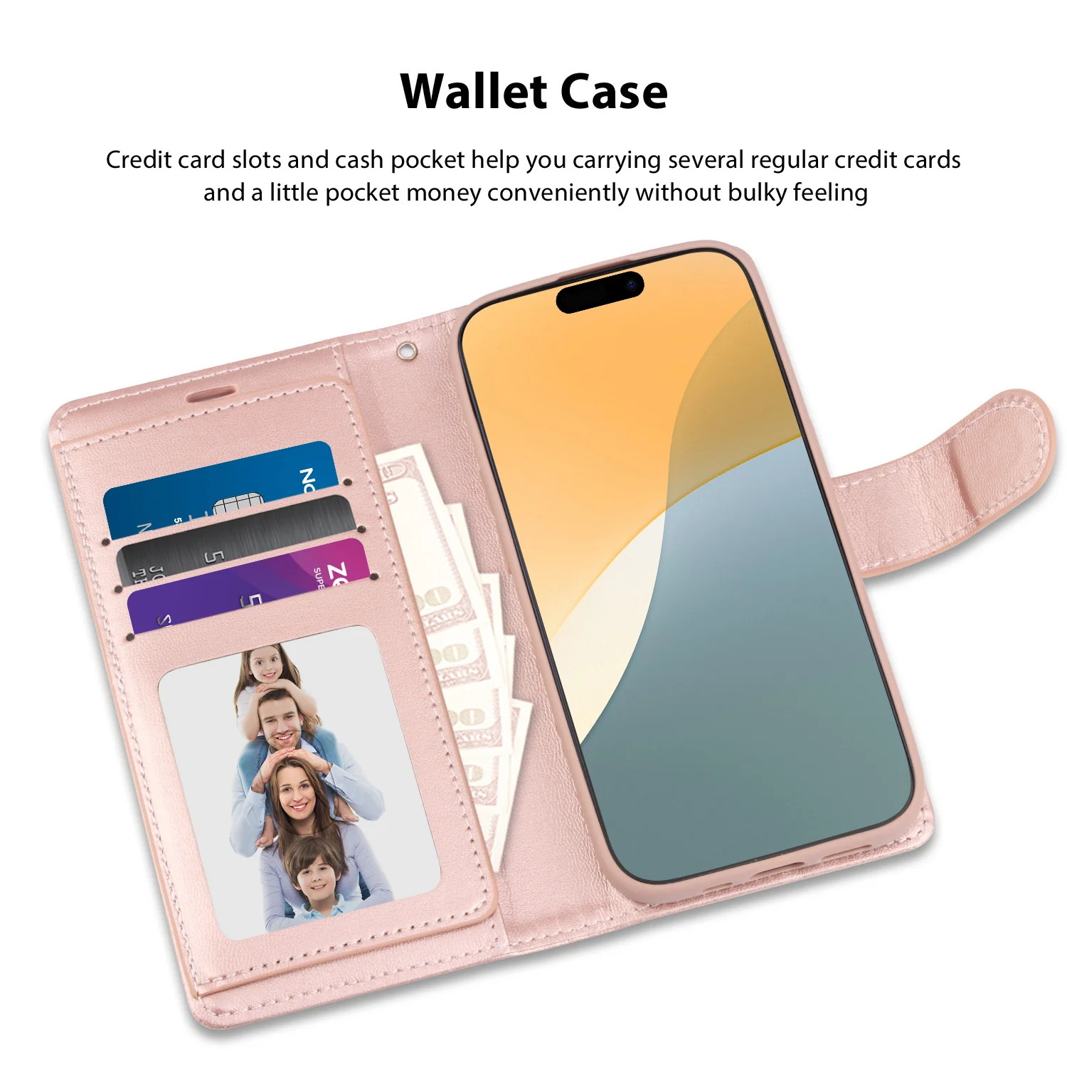 Tough On iPhone 16 Pro Max Flip Wallet Leather Case - Image 14