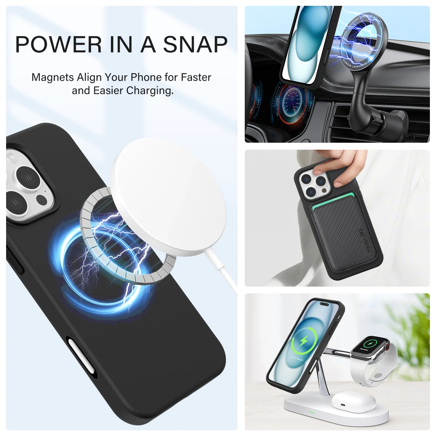 Tough On iPhone 16 Pro Max Strong Liquid Silicone Case with Magsafe - Image 2