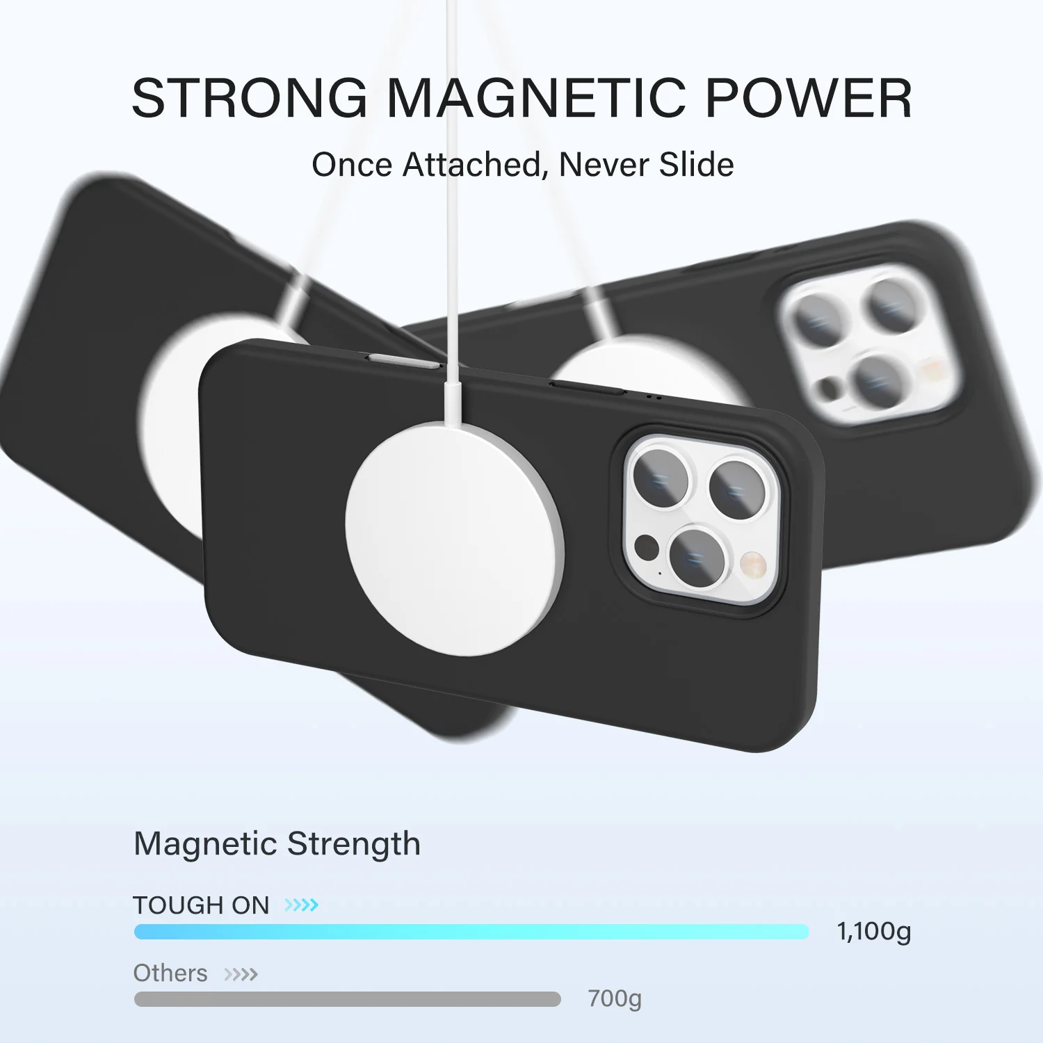 Tough On iPhone 16 Pro Max Strong Liquid Silicone Case with Magsafe - Image 3