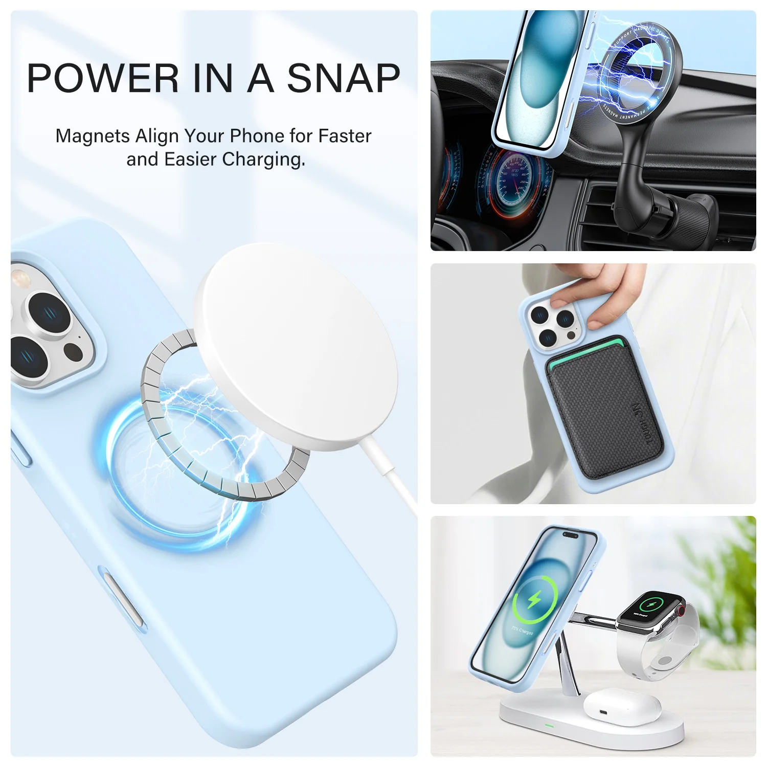 Tough On iPhone 16 Pro Strong Liquid Silicone Case with Magsafe - Image 14